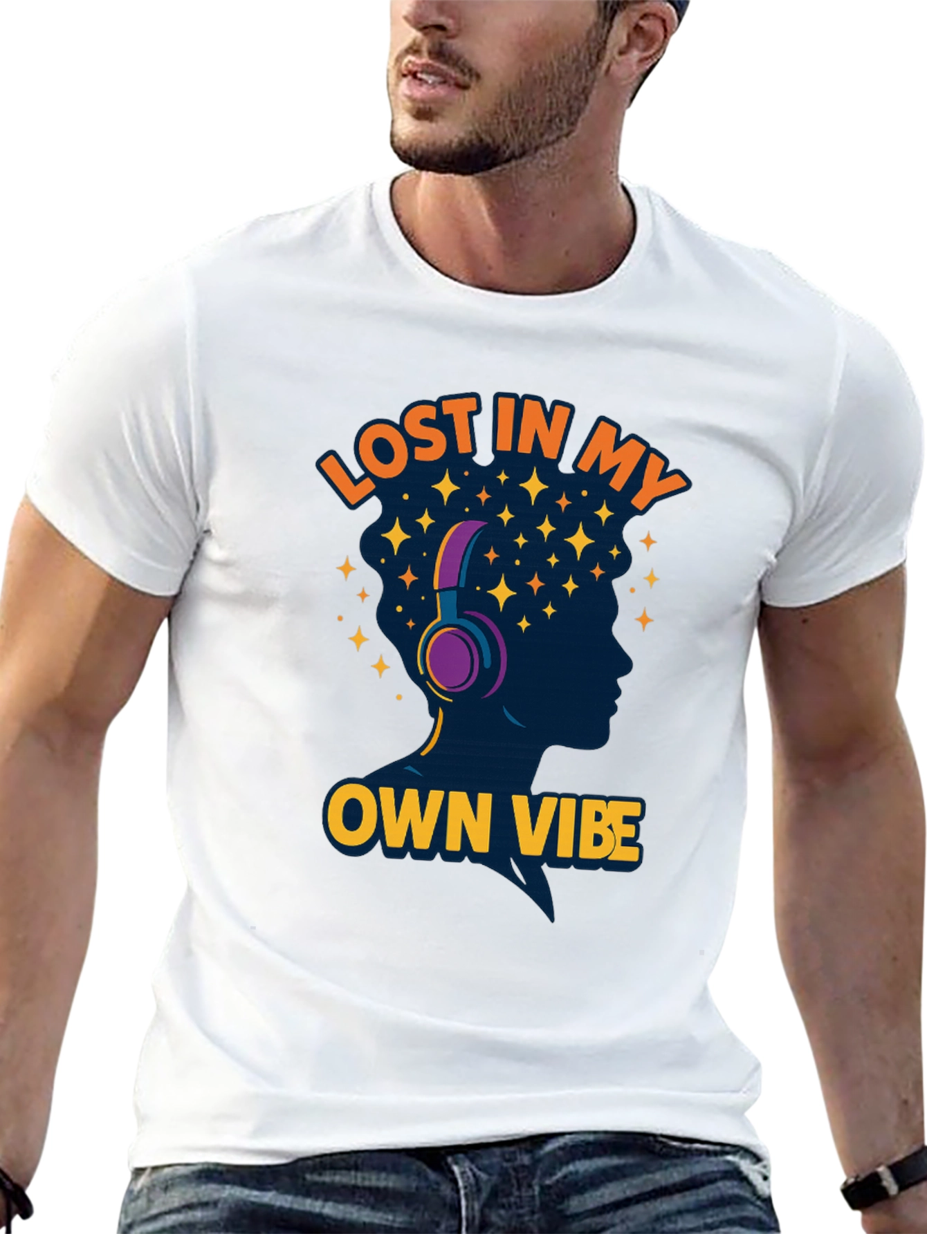 Lost in My Own Vibe Graphic T-Shirt
