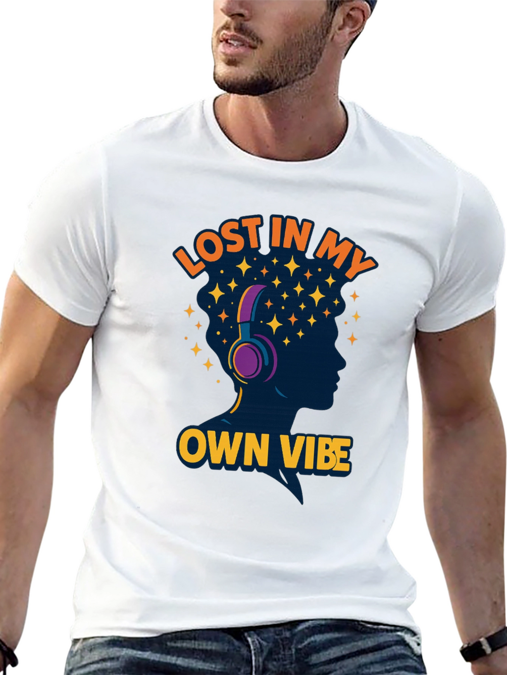 Lost in My Own Vibe Graphic T-Shirt
