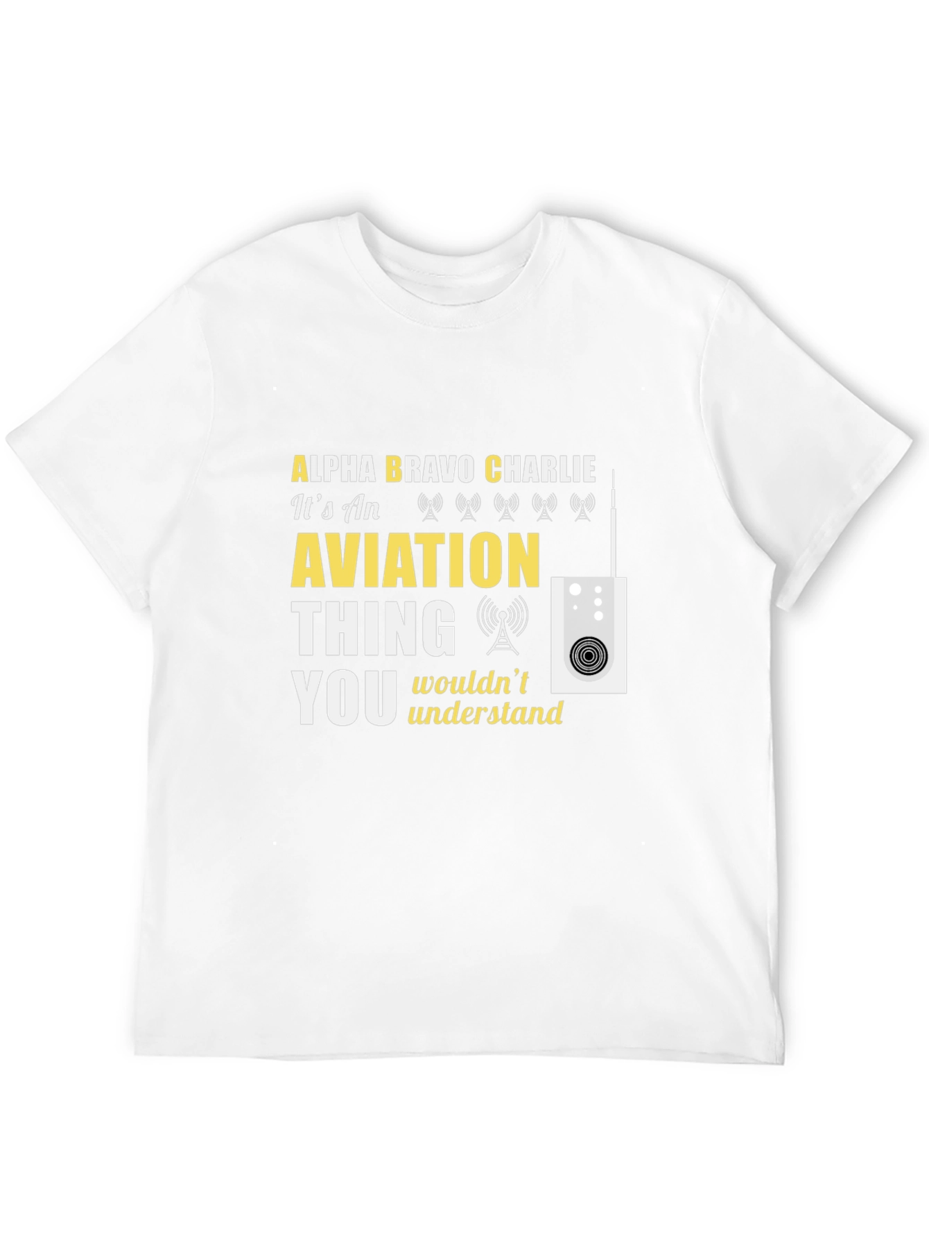 Aviation Thing Graphic T-Shirt - Alpha Bravo Charlie Tee