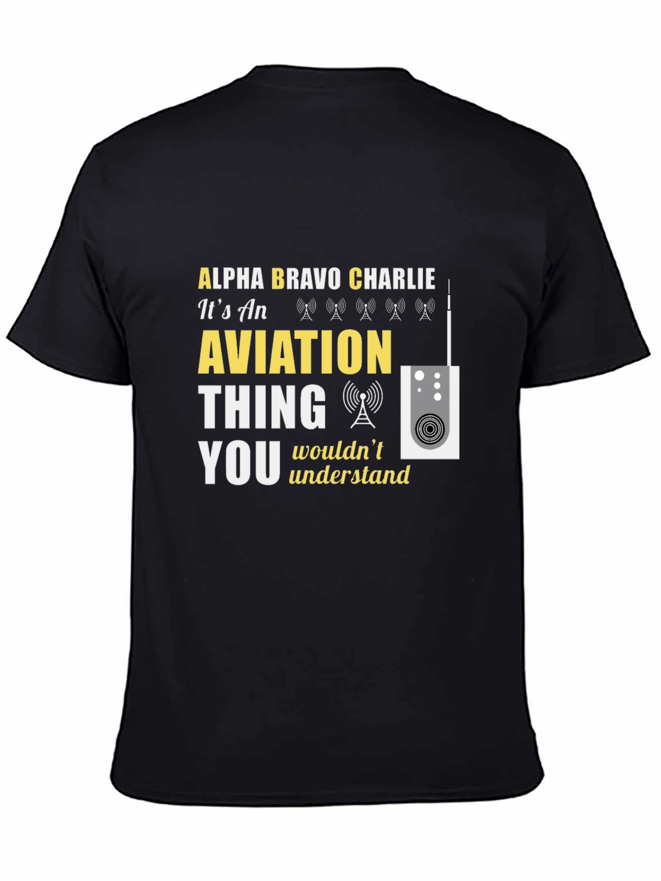 Aviation Thing Graphic T-Shirt - Alpha Bravo Charlie Tee