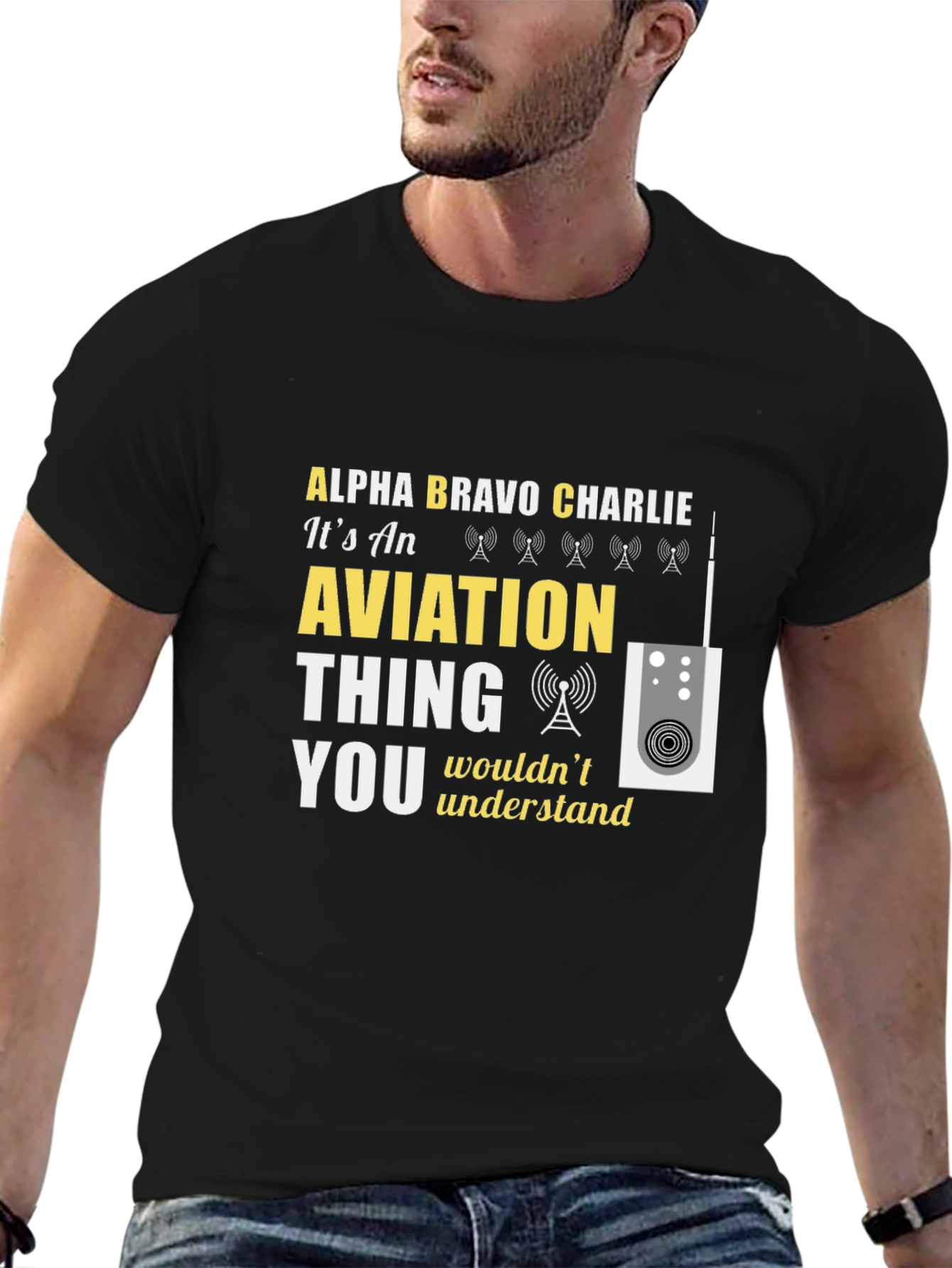 Aviation Thing Graphic T-Shirt - Alpha Bravo Charlie Tee