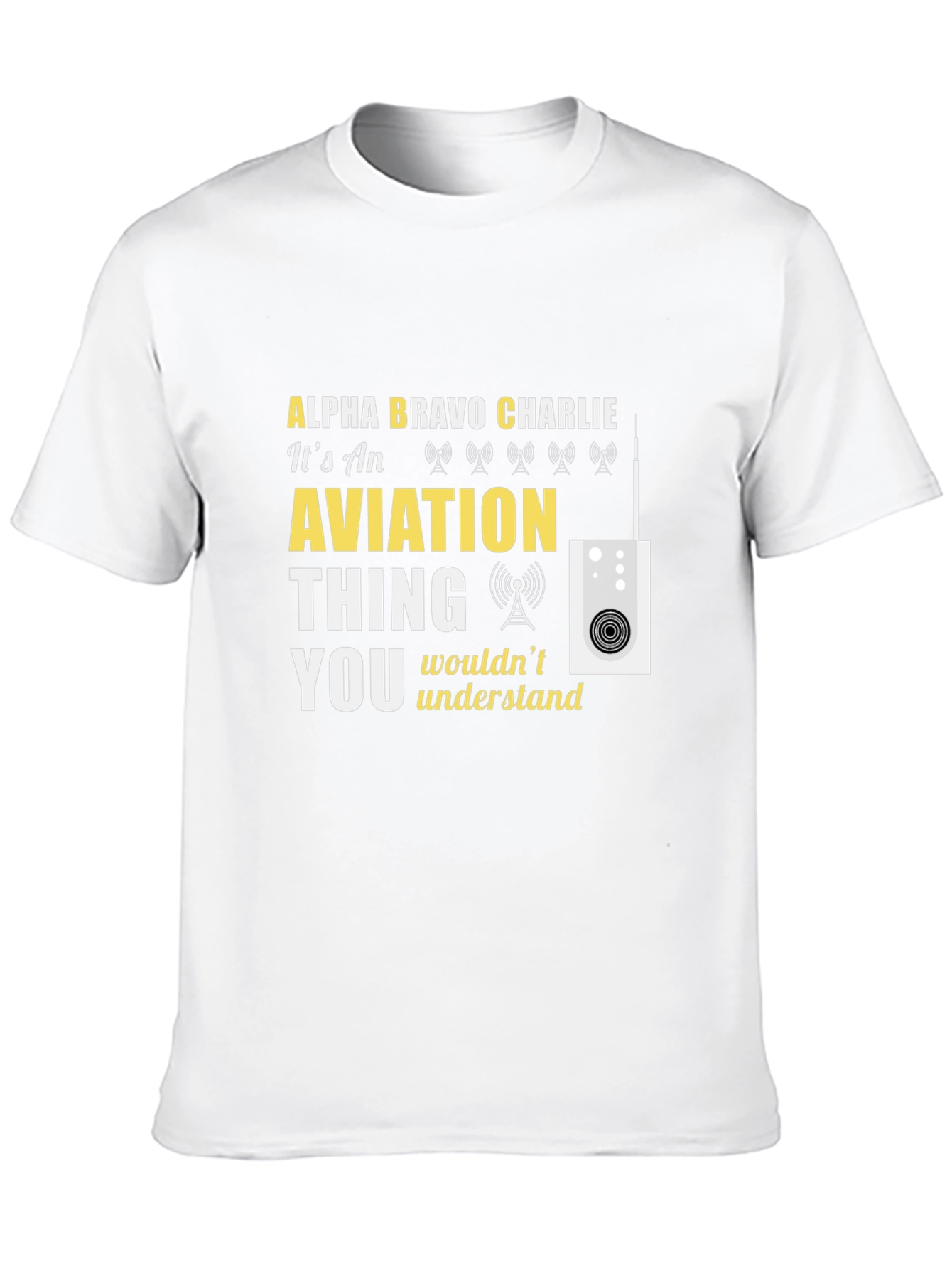 Aviation Thing Graphic T-Shirt - Alpha Bravo Charlie Tee