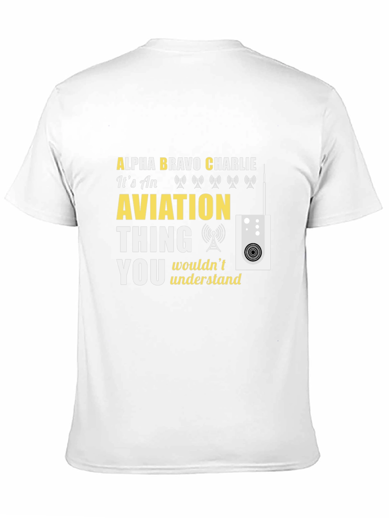Aviation Thing Graphic T-Shirt - Alpha Bravo Charlie Tee