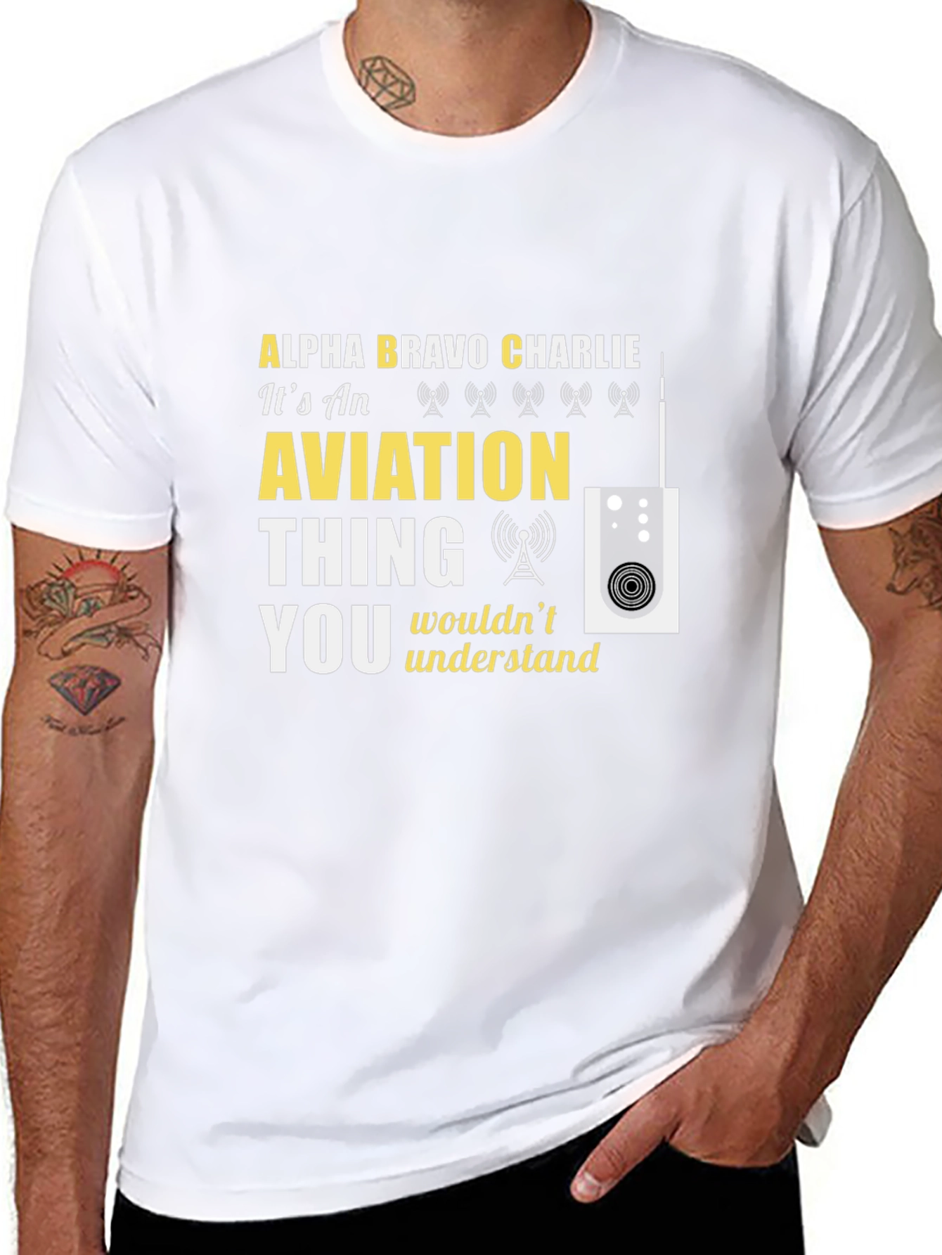 Aviation Thing Graphic T-Shirt - Alpha Bravo Charlie Tee