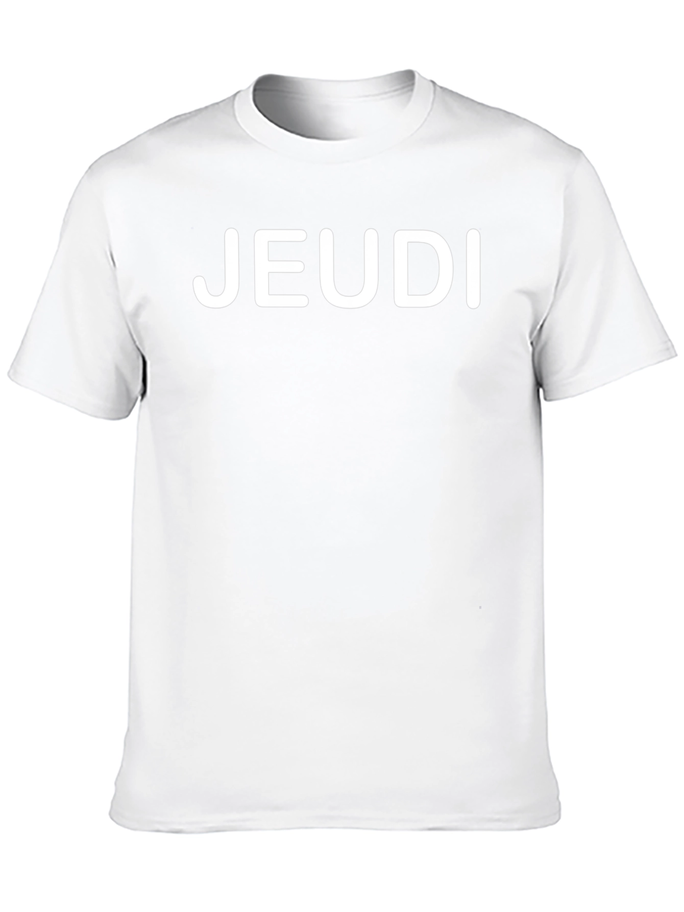 Jeudi Black T-Shirt - Casual Friday Style