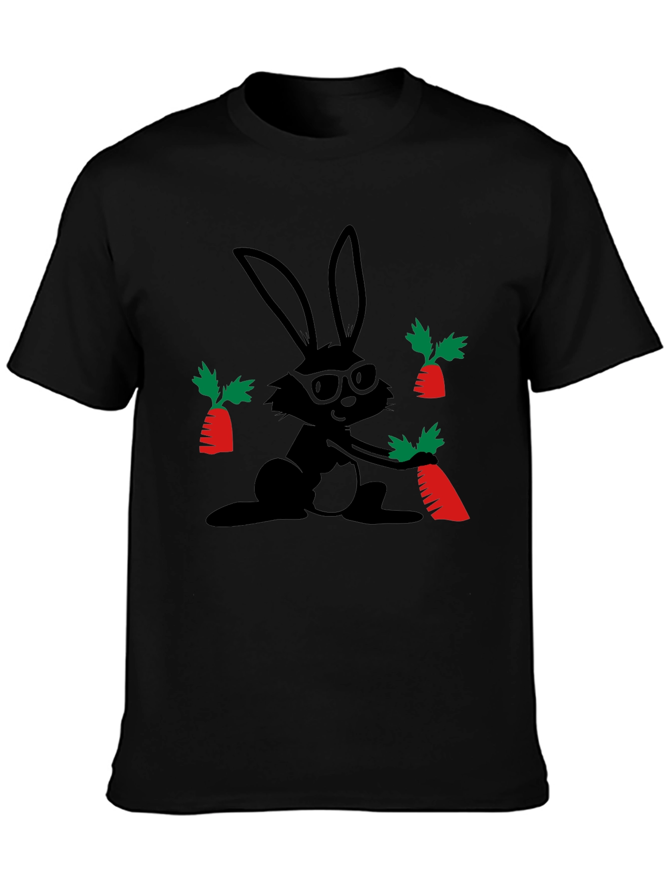Cool Bunny & Carrot Graphic Tee