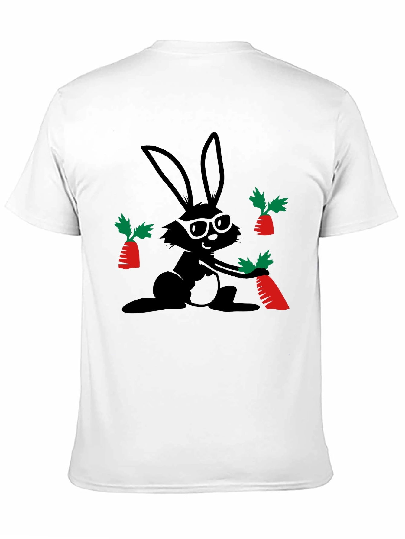 Cool Bunny & Carrot Graphic Tee