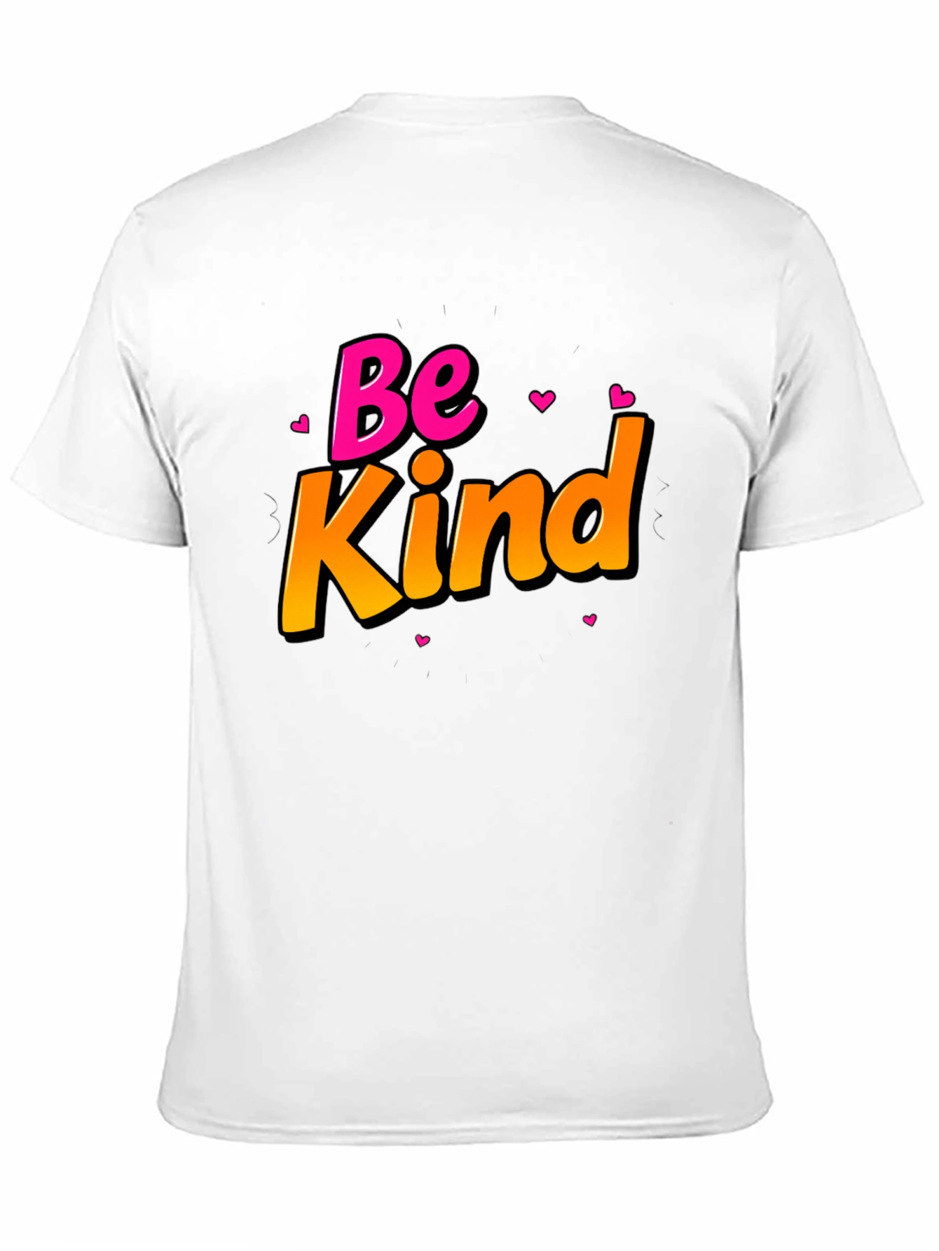 Be Kind Black T-Shirt - Positive Message Tee