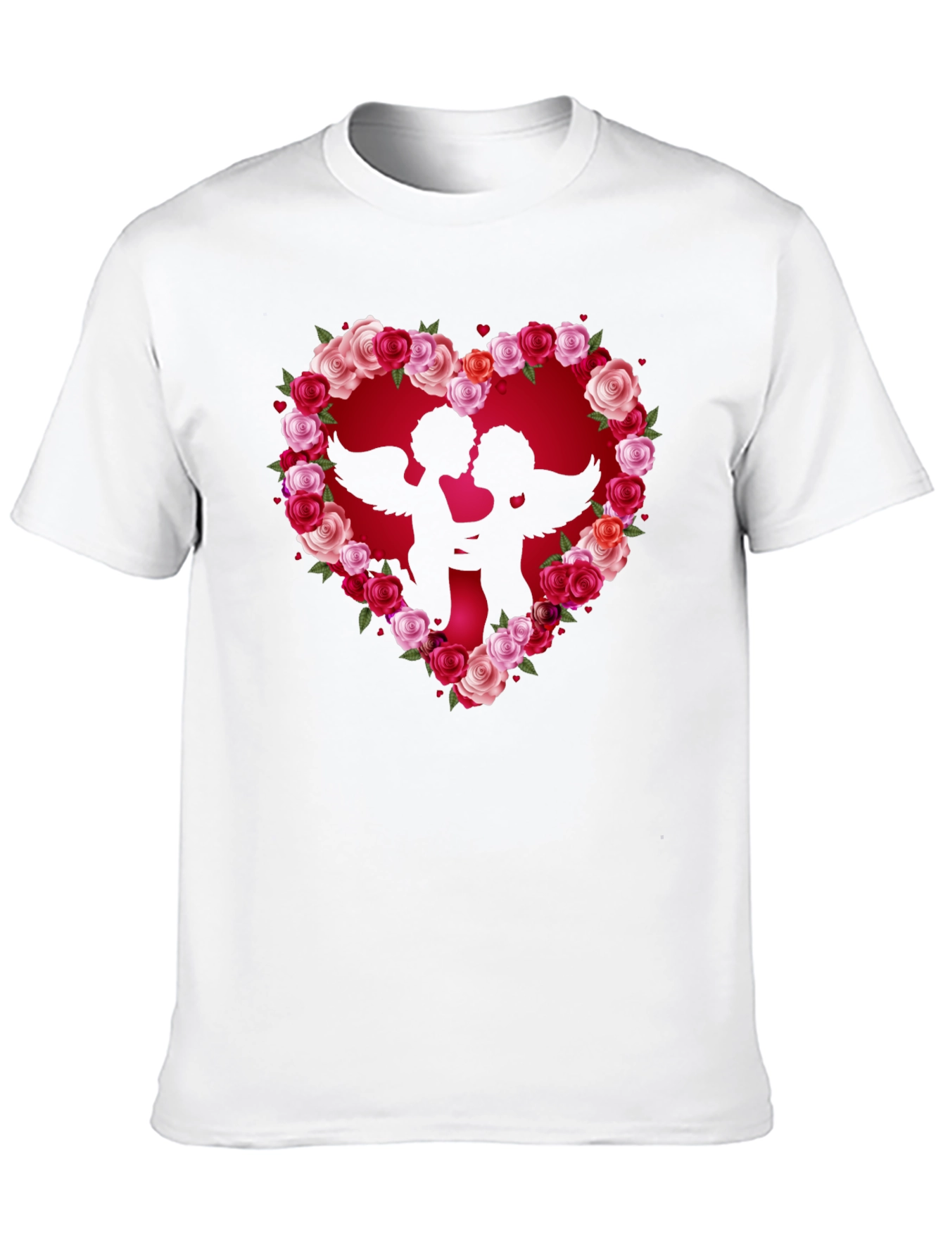 Cupid Heart Roses T-Shirt