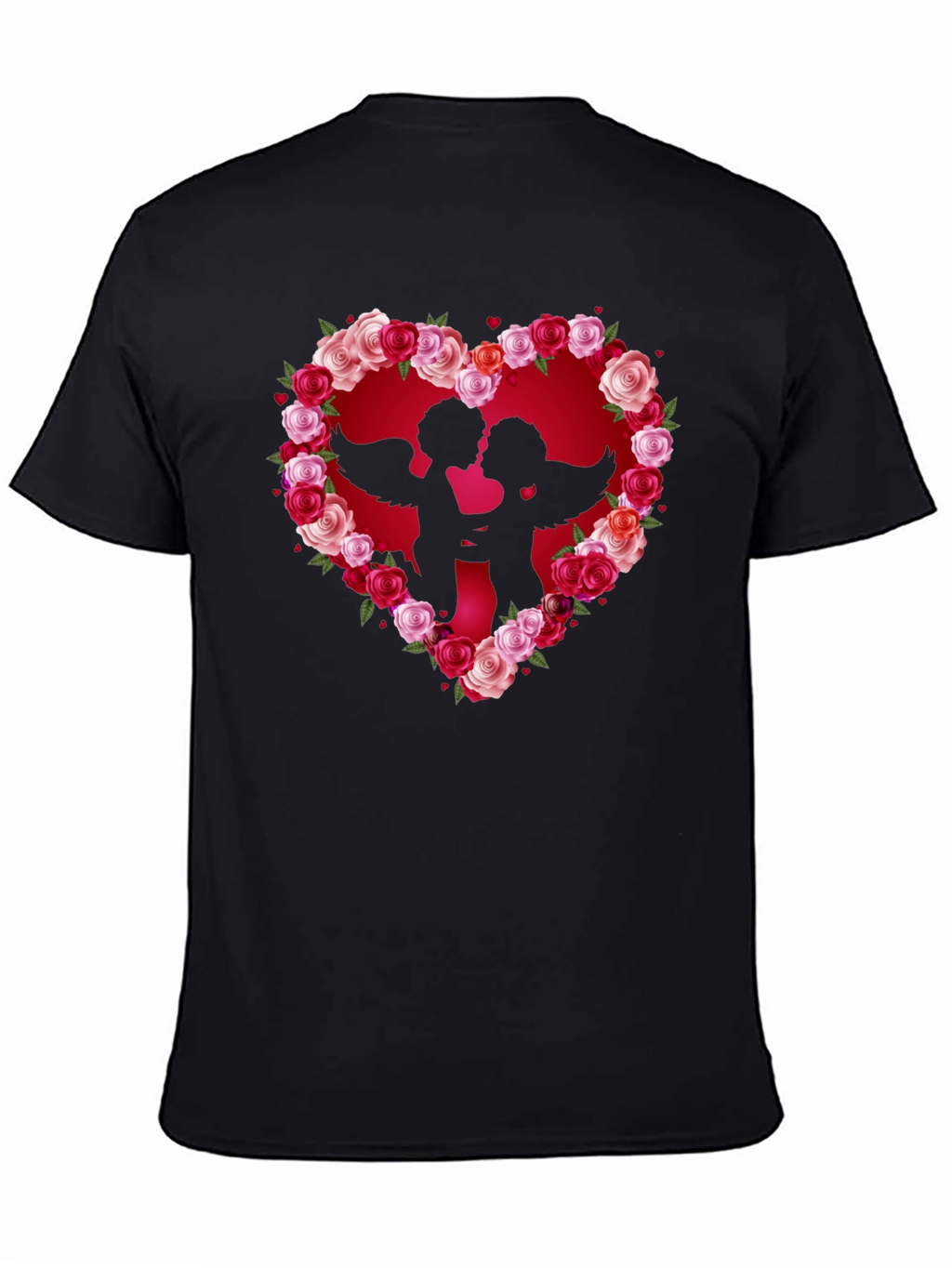 Cupid Heart Roses T-Shirt