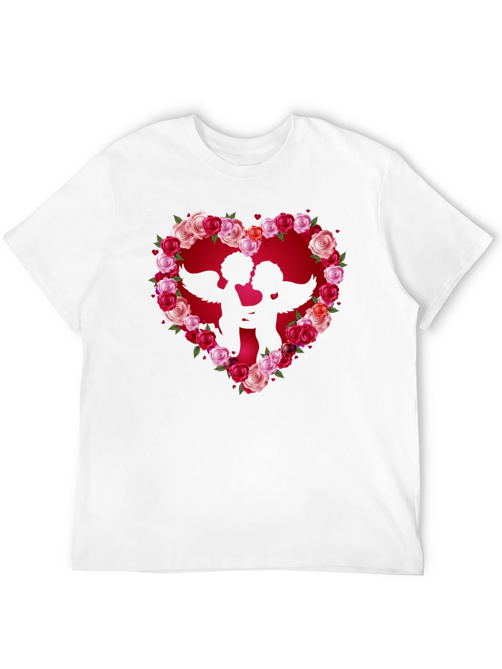 Cupid Heart Roses T-Shirt