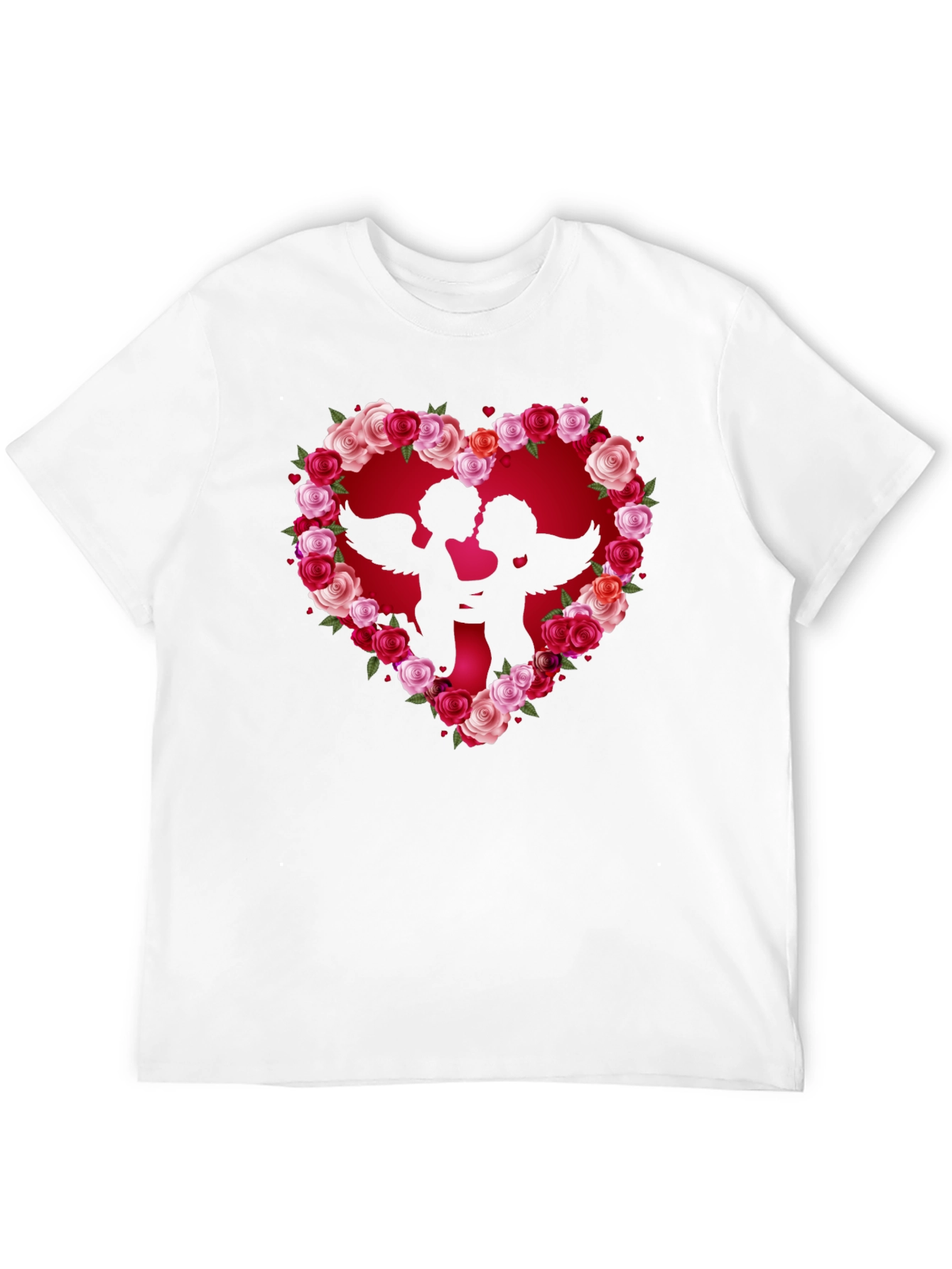 Cupid Heart Roses T-Shirt
