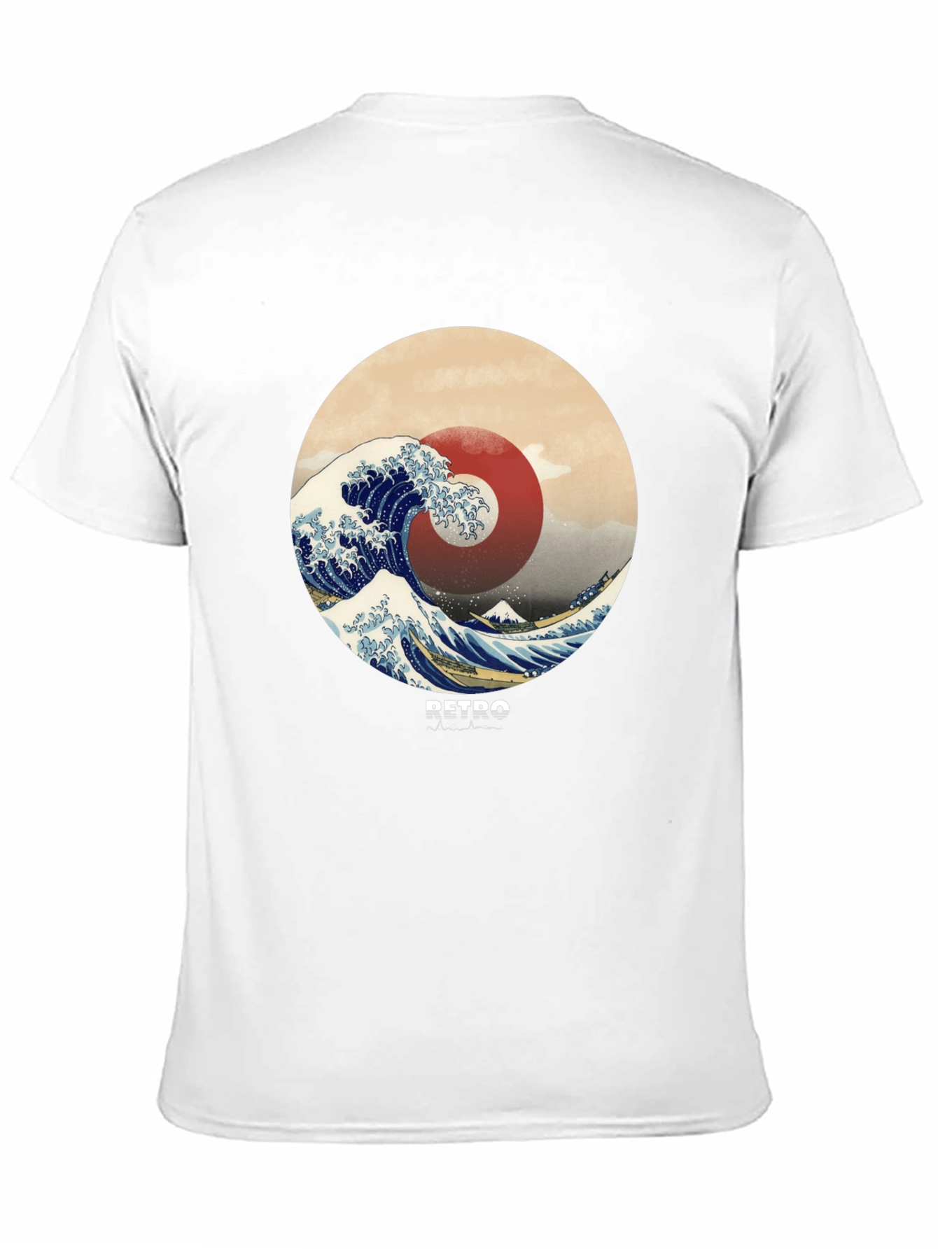 Retro Wave Graphic Tee - Stylish Casual Comfort
