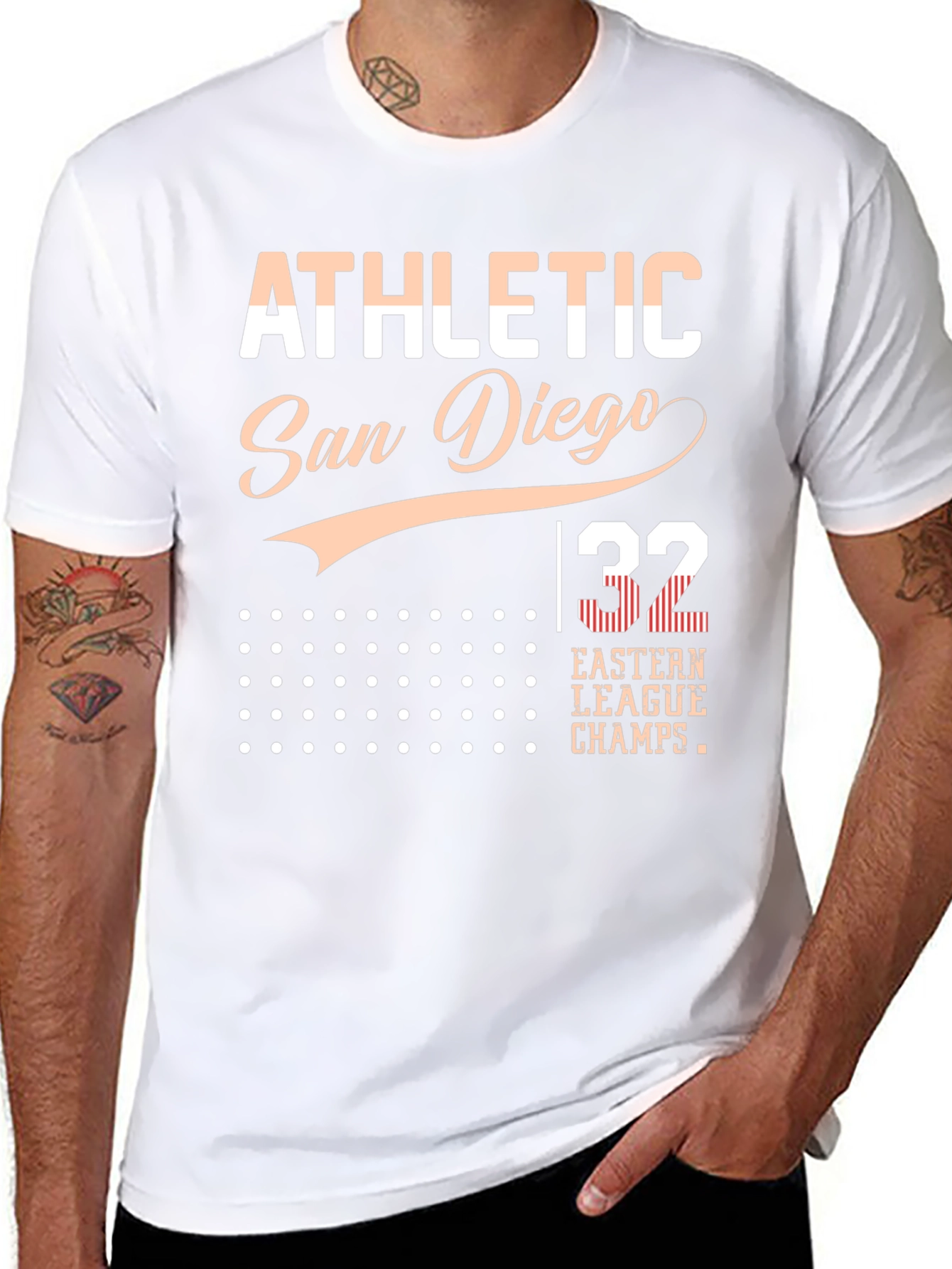 Athletic San Diego 32 Eastern League Champs T-Shirt