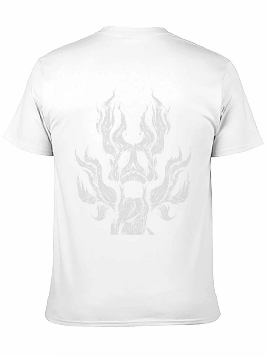 Dark Graphic Tee - Twisted Skull Design