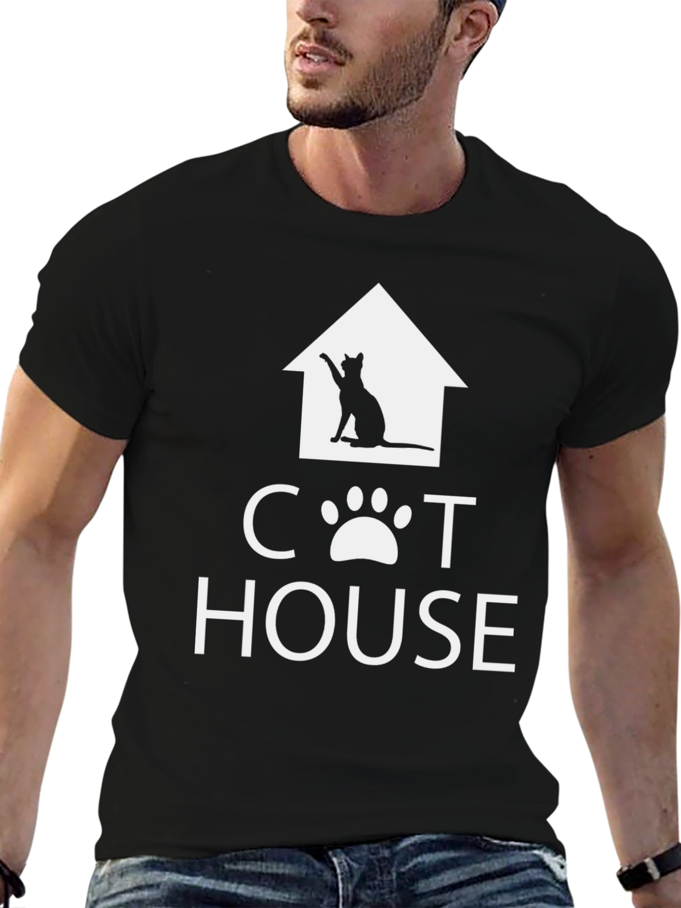 Cat House Graphic Tee