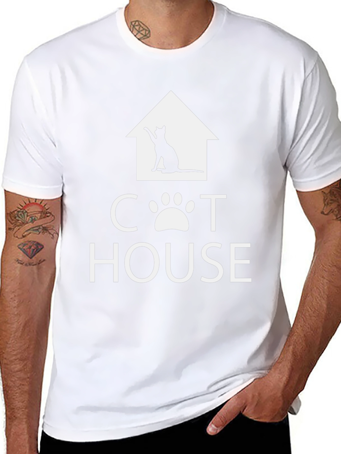 Cat House Graphic Tee