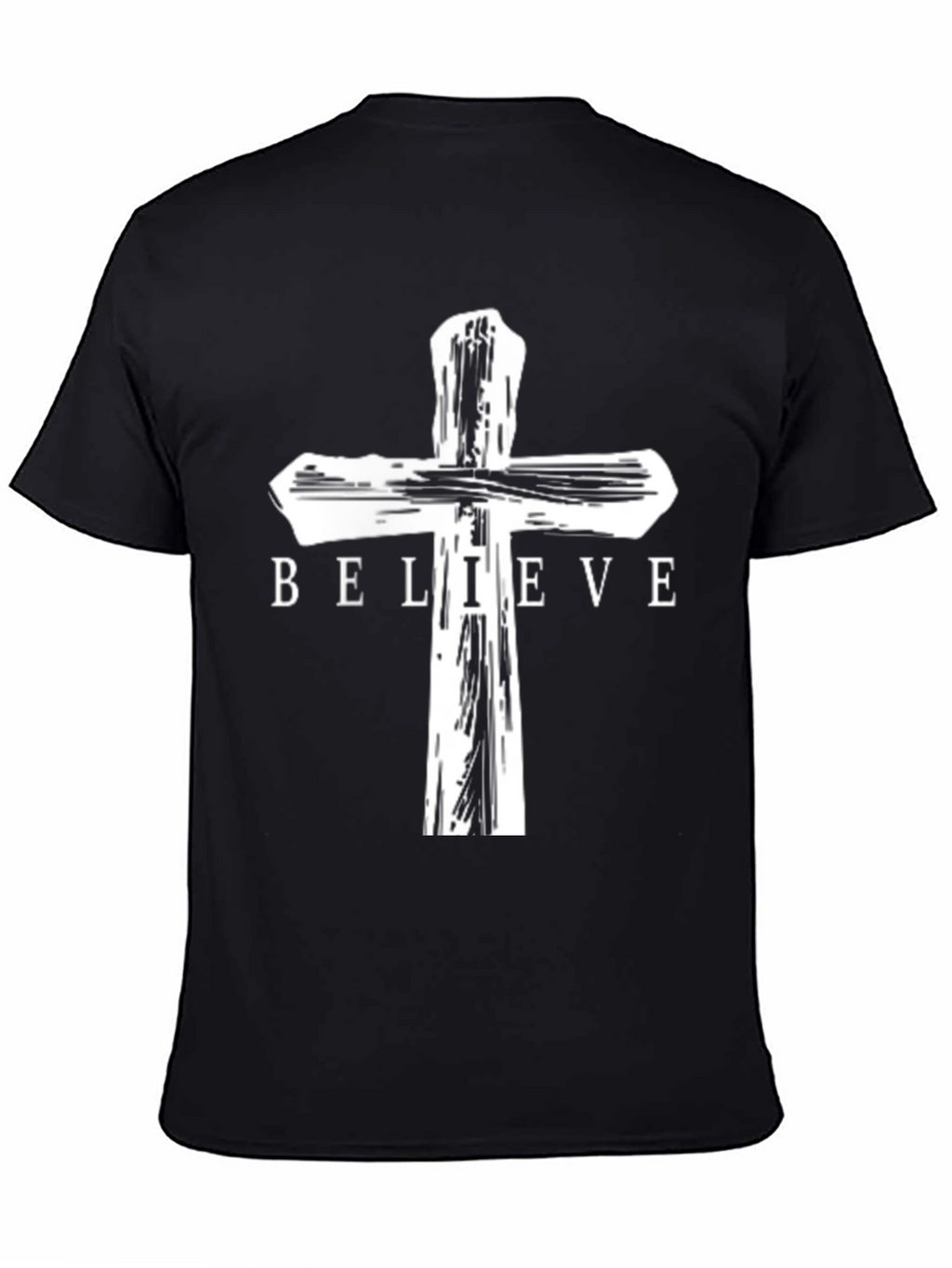 Believe Cross Graphic Tee - Christian Apparel