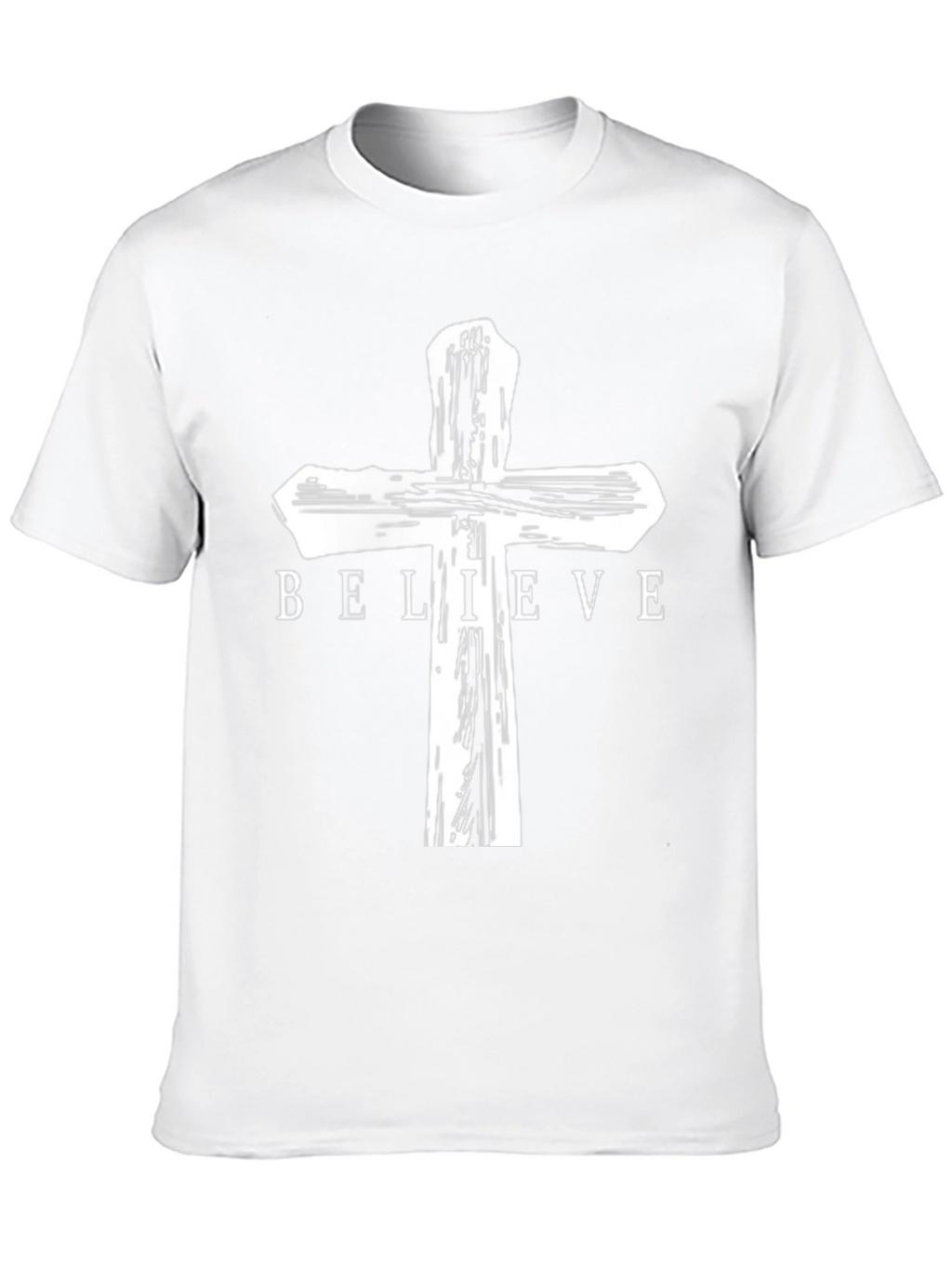 Believe Cross Graphic Tee - Christian Apparel