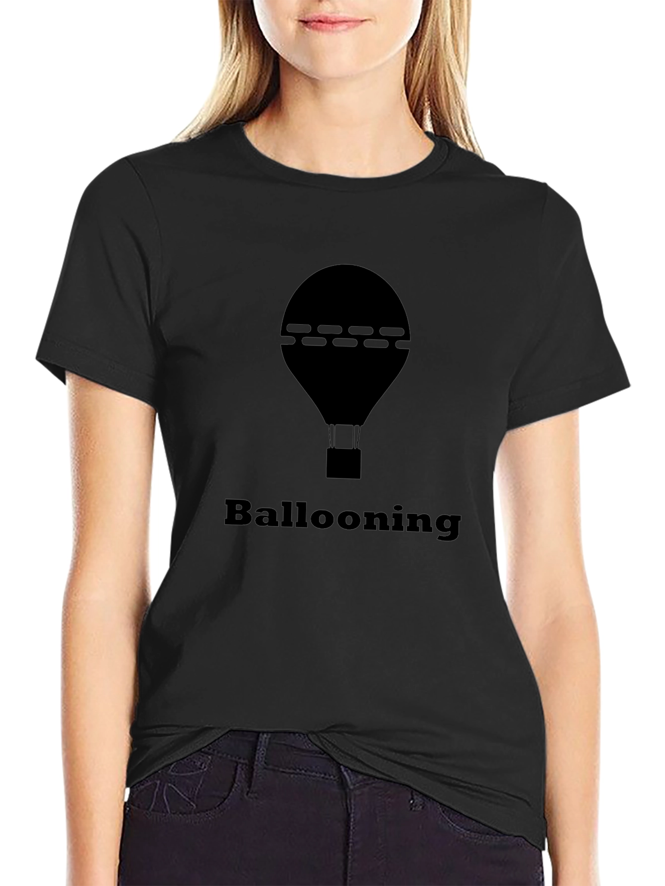 Black Ballooning T-Shirt