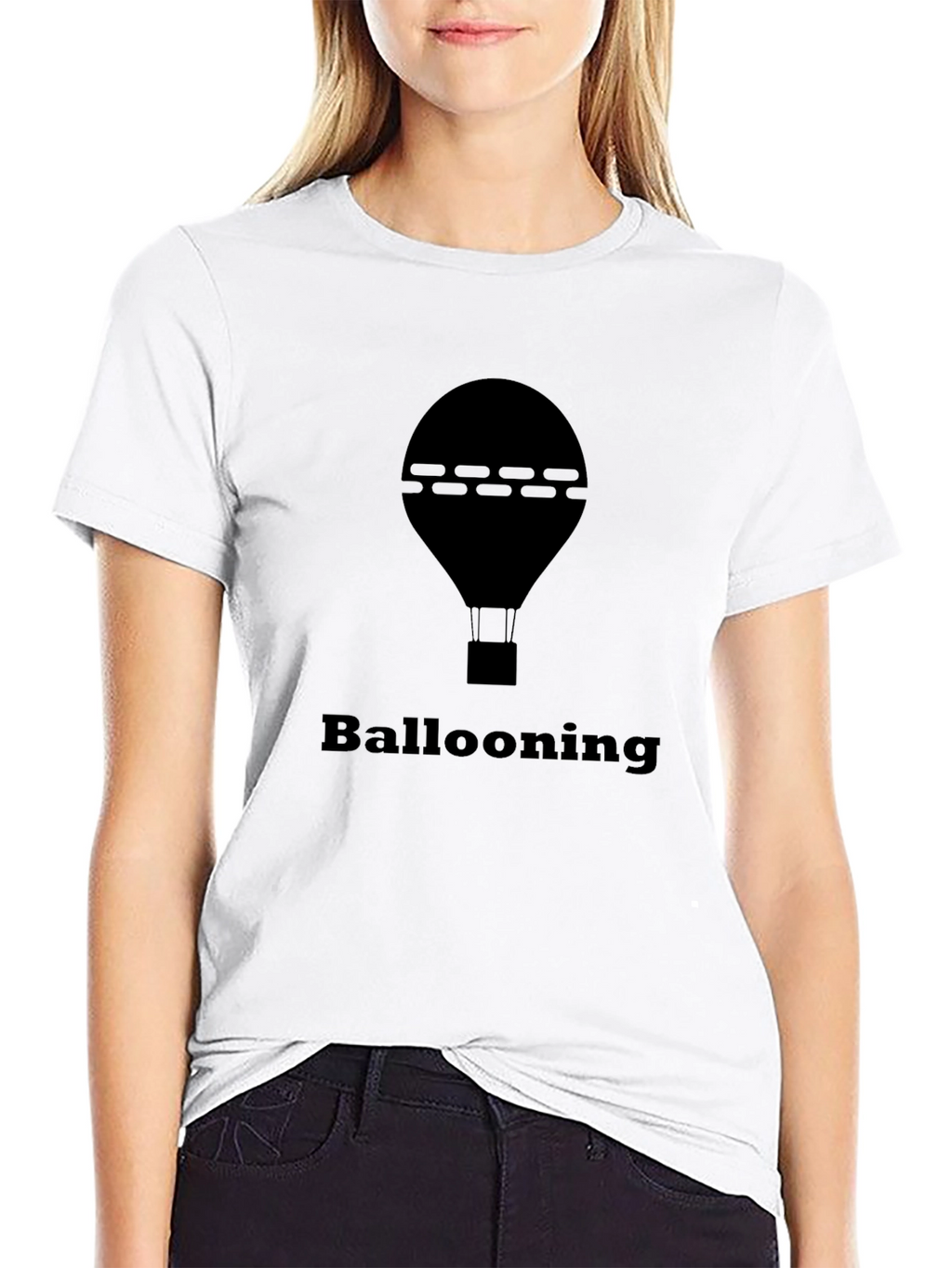 Black Ballooning T-Shirt