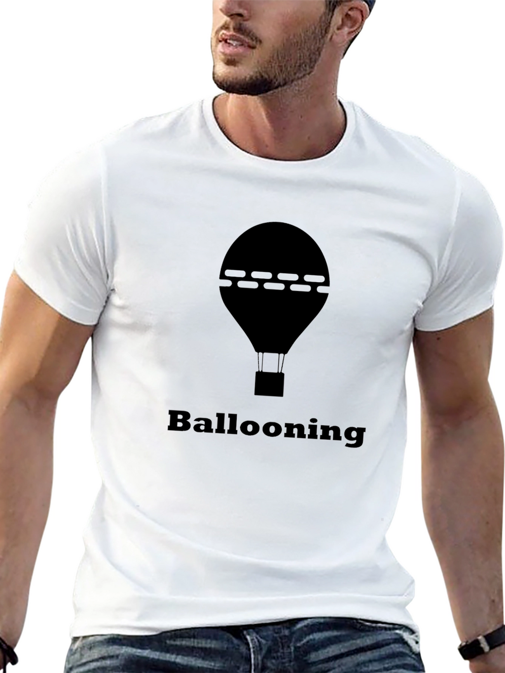 Black Ballooning T-Shirt