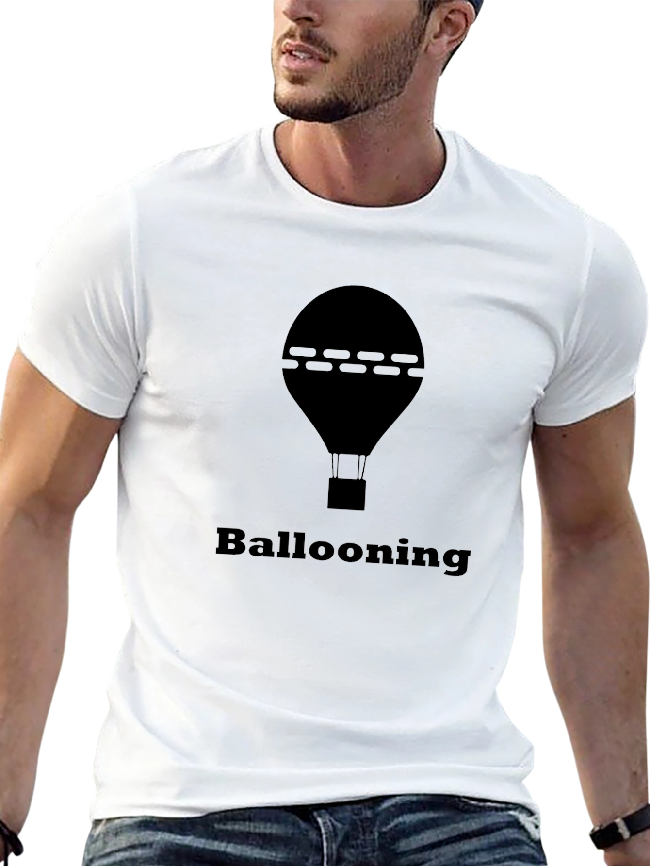 Black Ballooning T-Shirt
