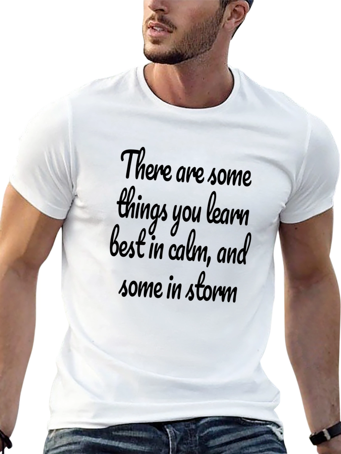 Calm & Storms T-Shirt - Inspirational Graphic Tee