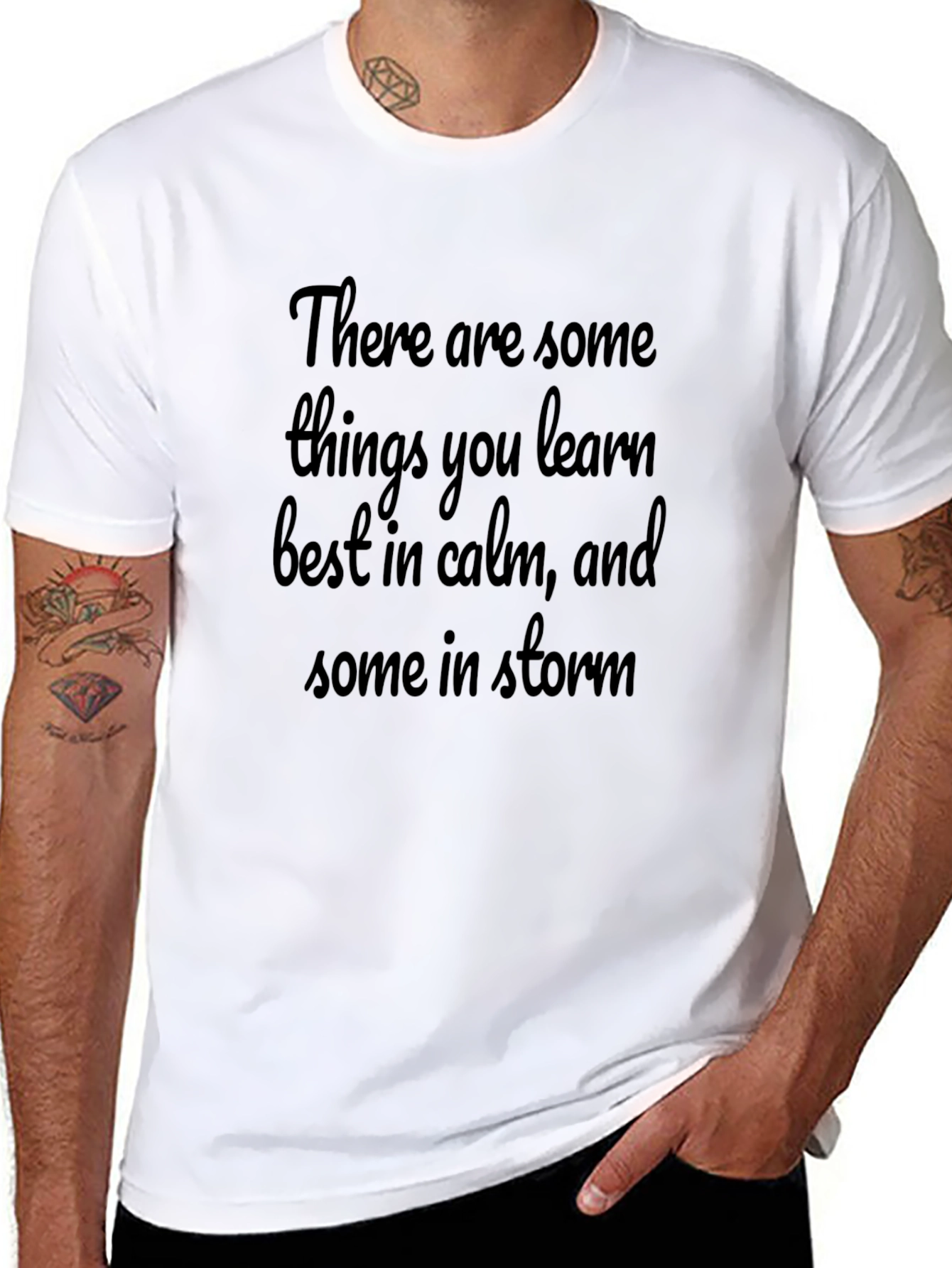 Calm & Storms T-Shirt - Inspirational Graphic Tee