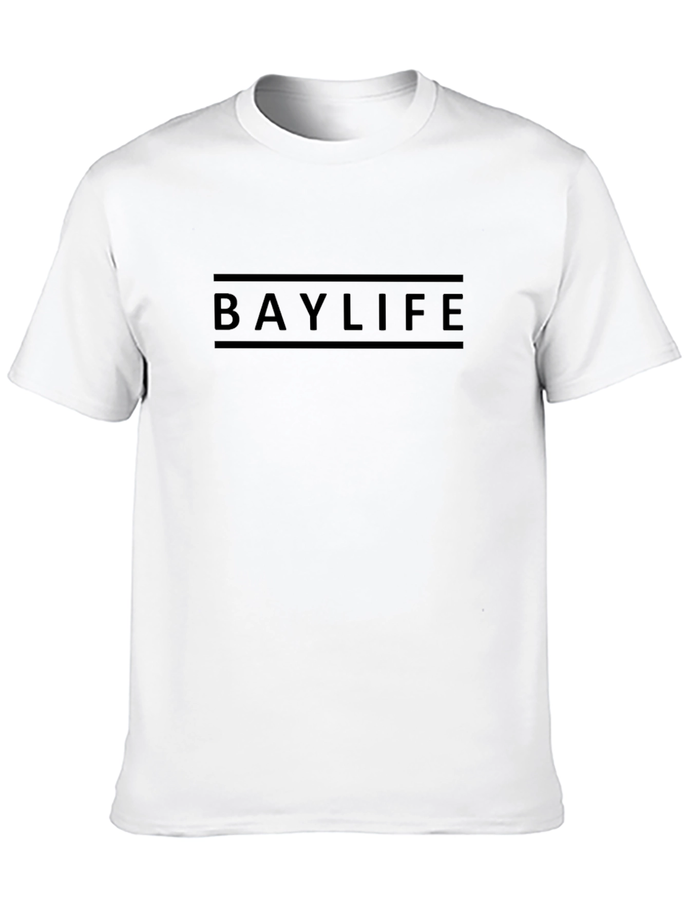 Baylife Black T-Shirt - Minimalist Style