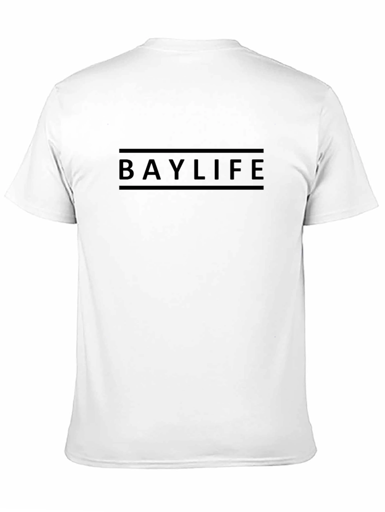 Baylife Black T-Shirt - Minimalist Style