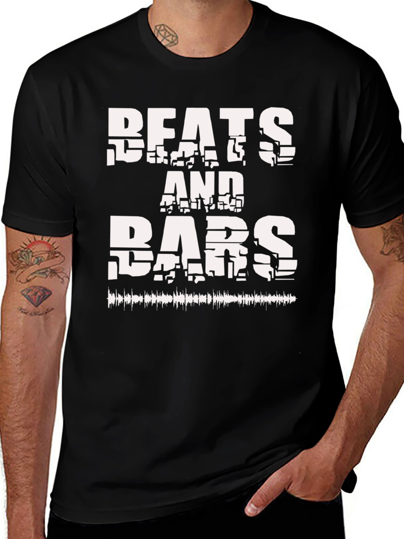 Beats and Bars Graphic Tee - Cool Music Lover T-Shirt