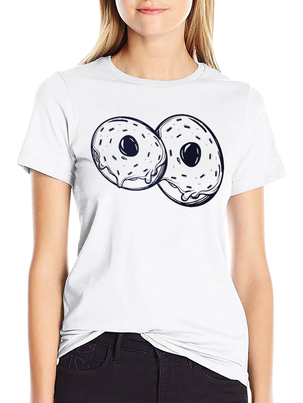 Donut Graphic T-Shirt - Casual Style