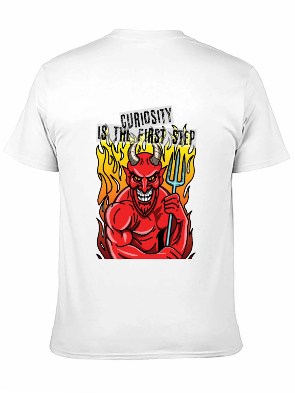 Devil Curiosity T-Shirt - Funny Graphic Tee