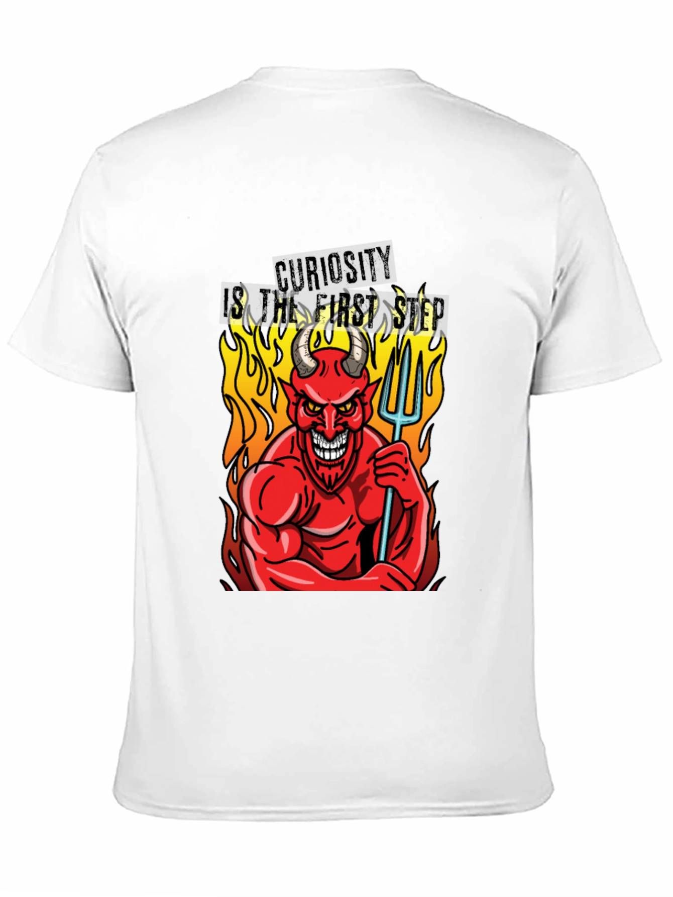 Devil Curiosity T-Shirt - Funny Graphic Tee