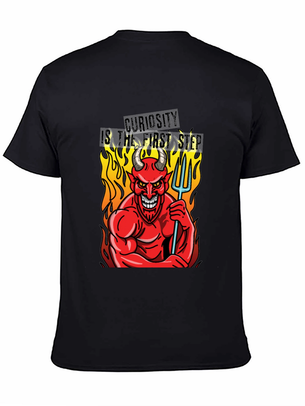 Devil Curiosity T-Shirt - Funny Graphic Tee