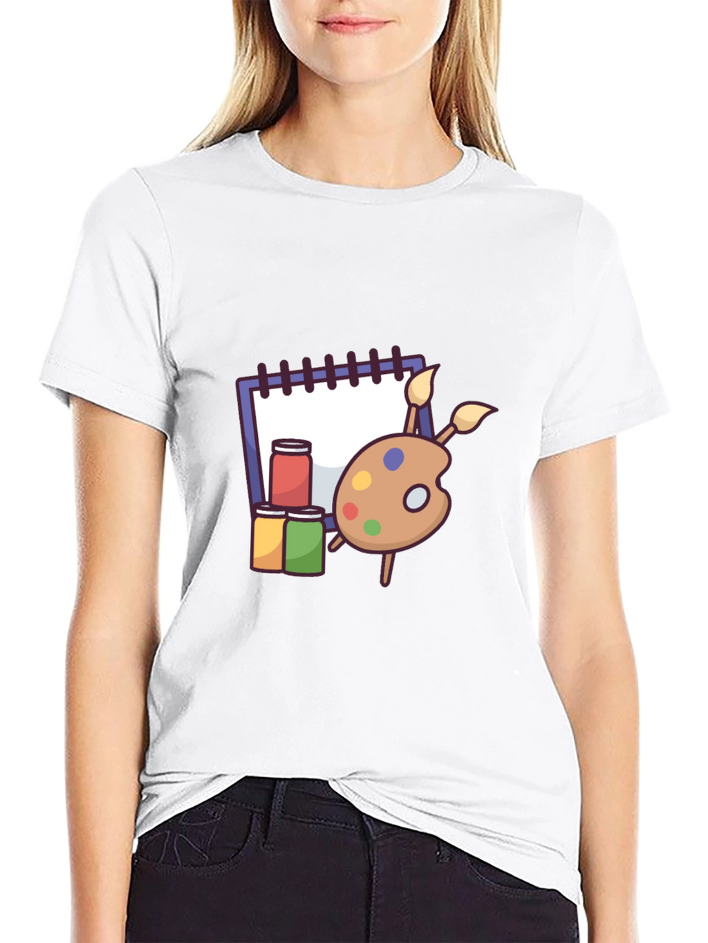 Artist Palette T-Shirt - Creative Style