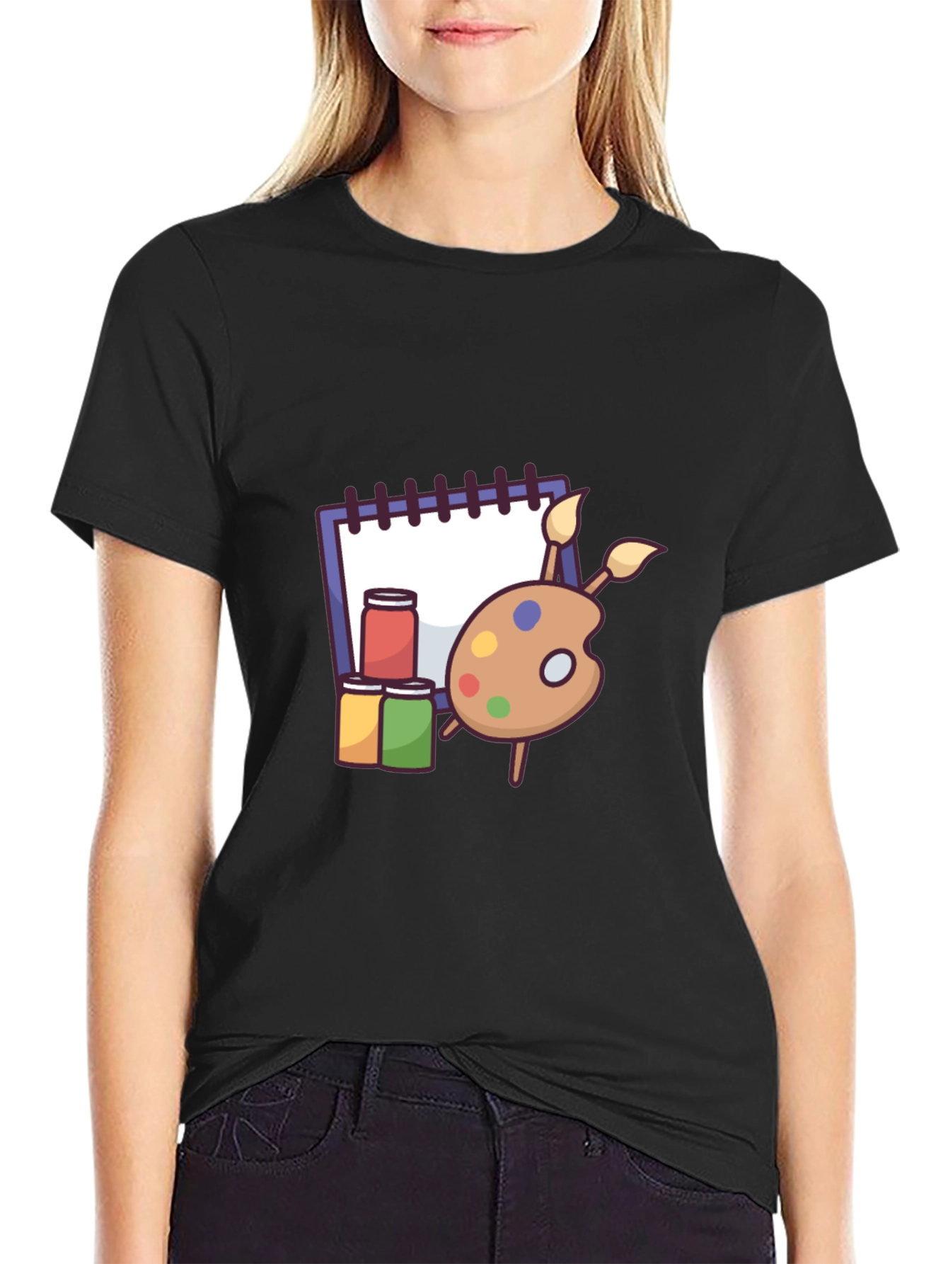 Artist Palette T-Shirt - Creative Style