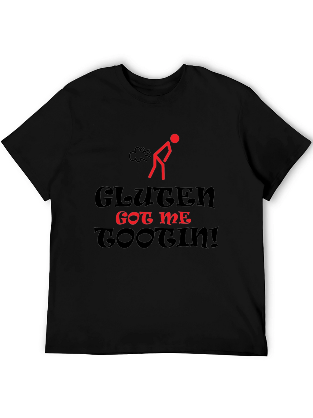 Gluten Got Me Tootin Graphic T-Shirt