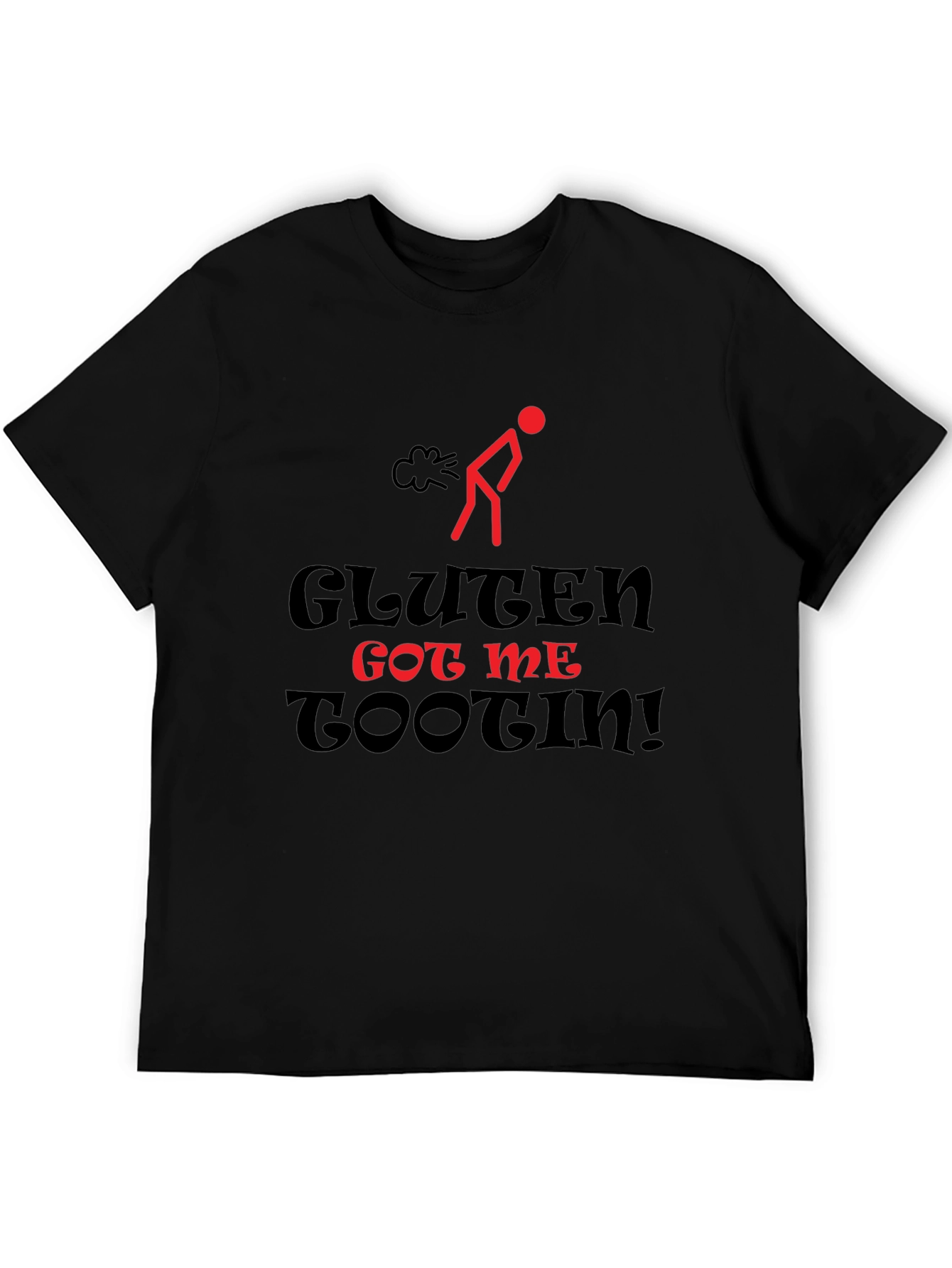 Gluten Got Me Tootin Graphic T-Shirt