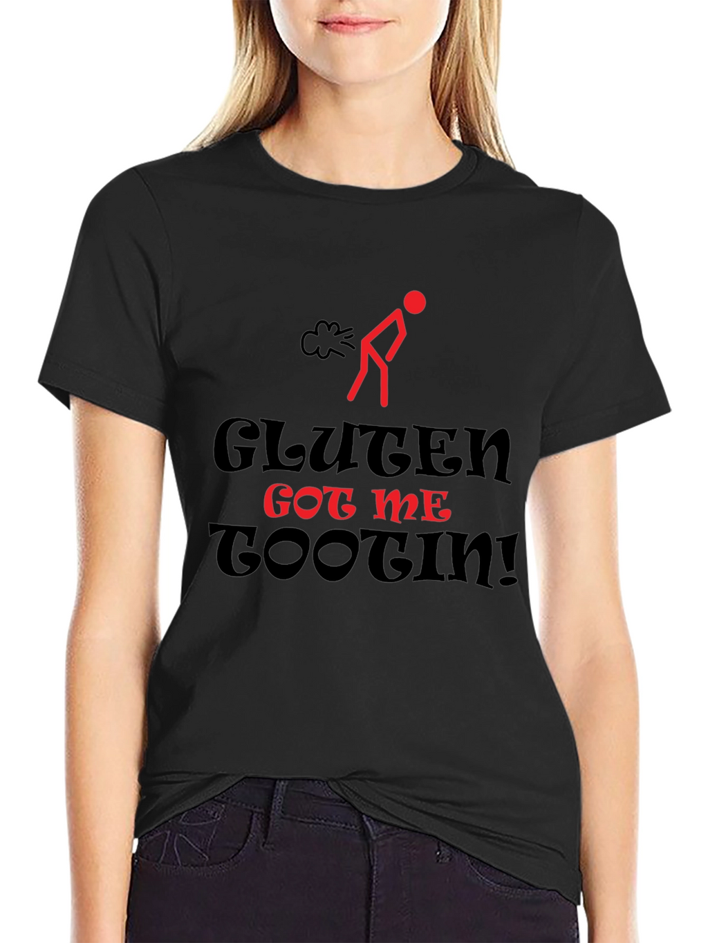 Gluten Got Me Tootin Graphic T-Shirt