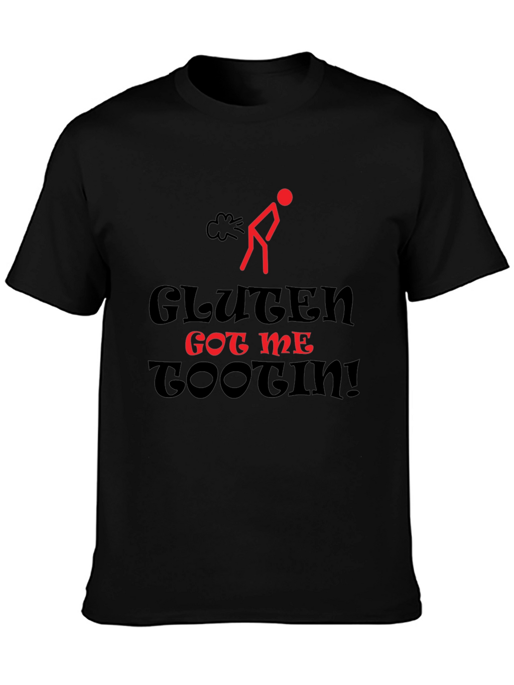 Gluten Got Me Tootin Graphic T-Shirt