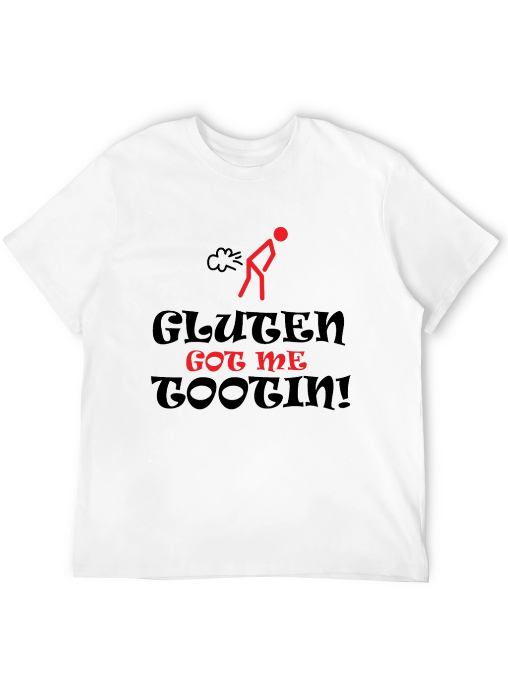 Gluten Got Me Tootin Graphic T-Shirt