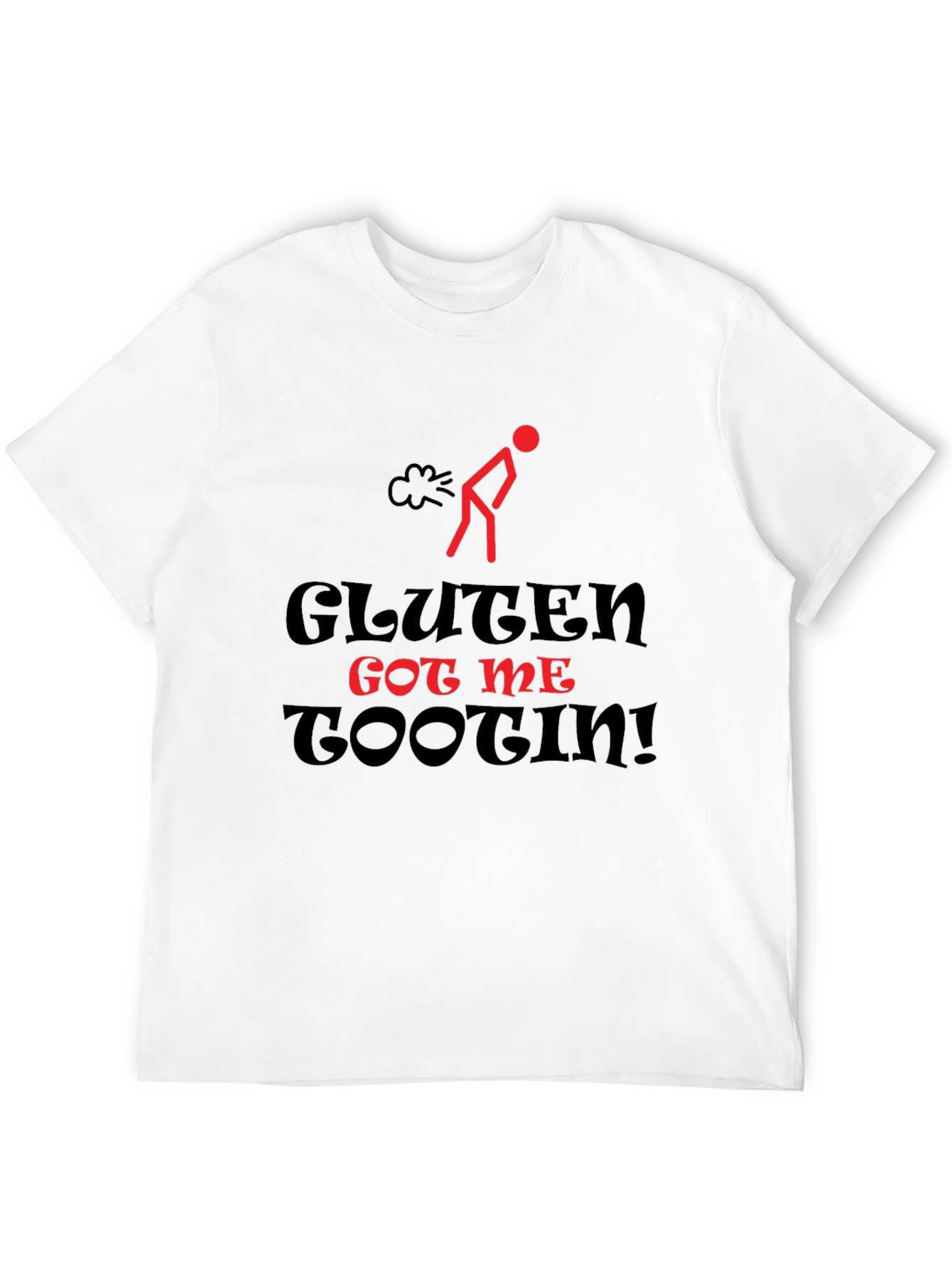 Gluten Got Me Tootin Graphic T-Shirt