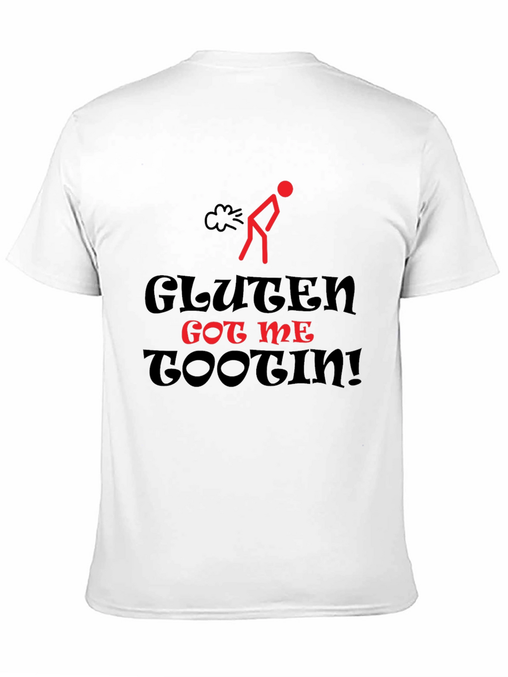 Gluten Got Me Tootin Graphic T-Shirt