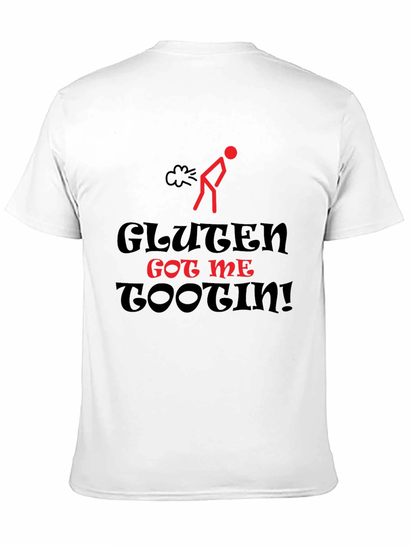 Gluten Got Me Tootin Graphic T-Shirt