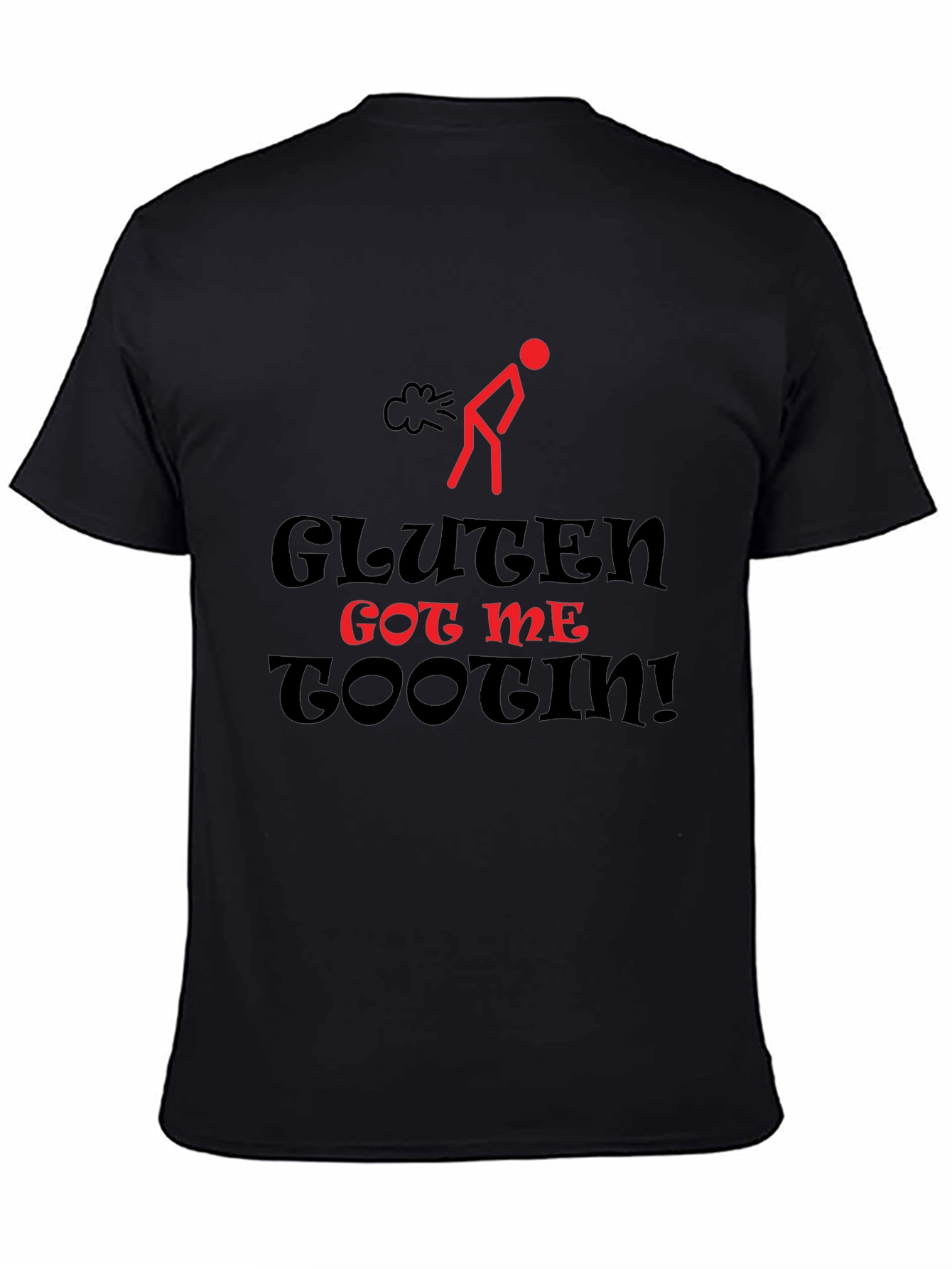 Gluten Got Me Tootin Graphic T-Shirt