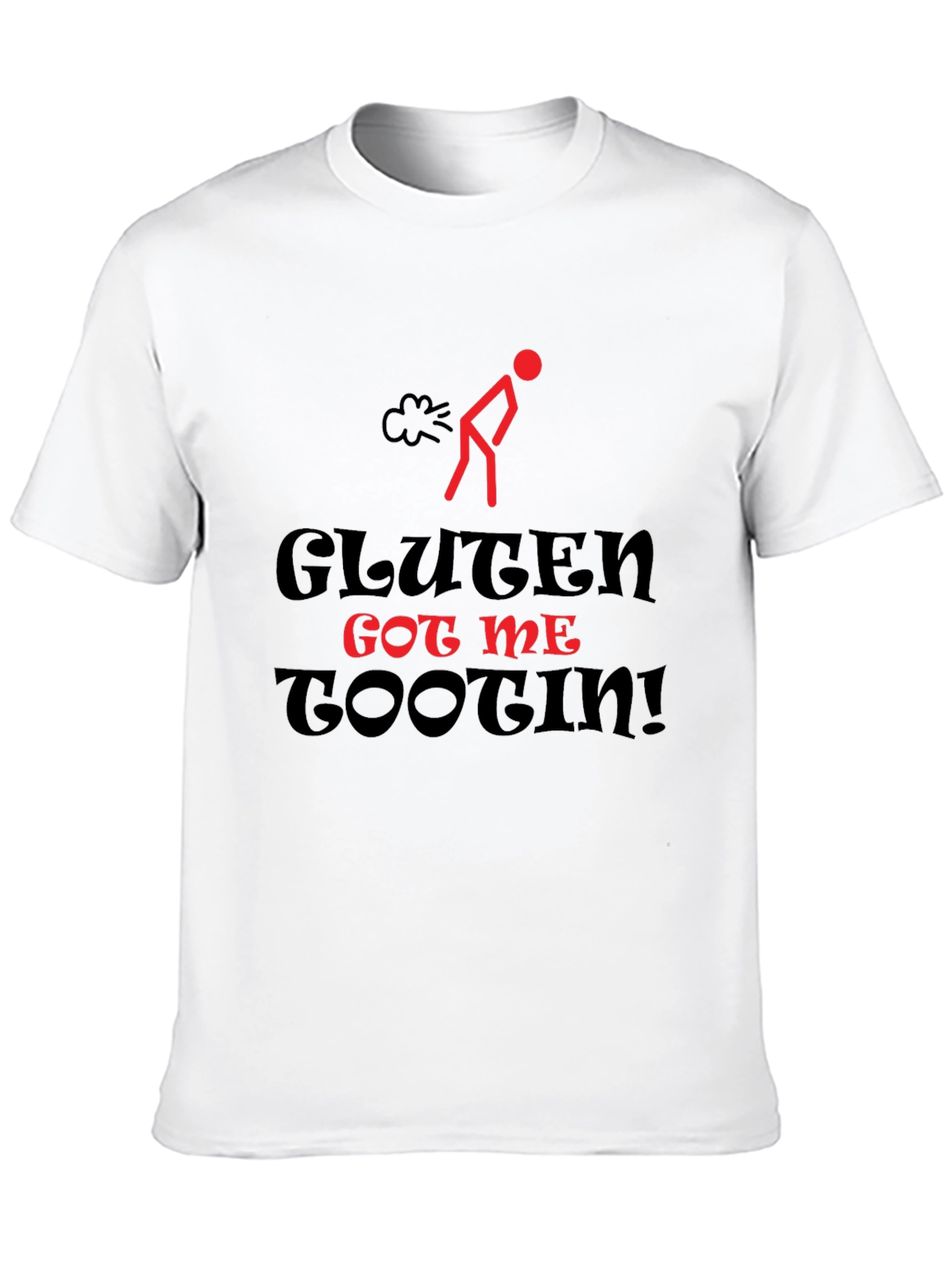 Gluten Got Me Tootin Graphic T-Shirt