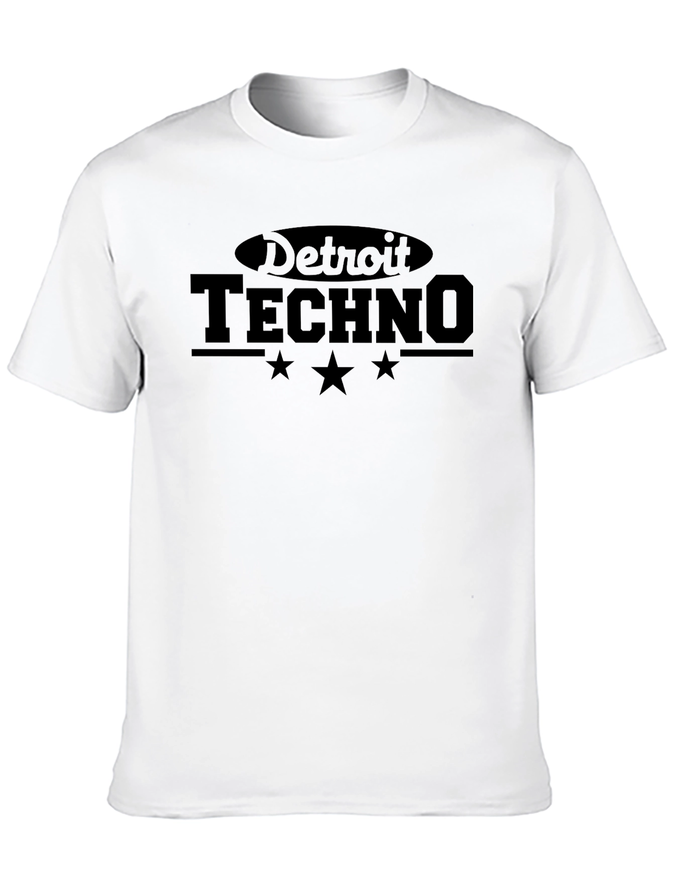 Detroit Techno Graphic Tee - Unisex Black T-Shirt