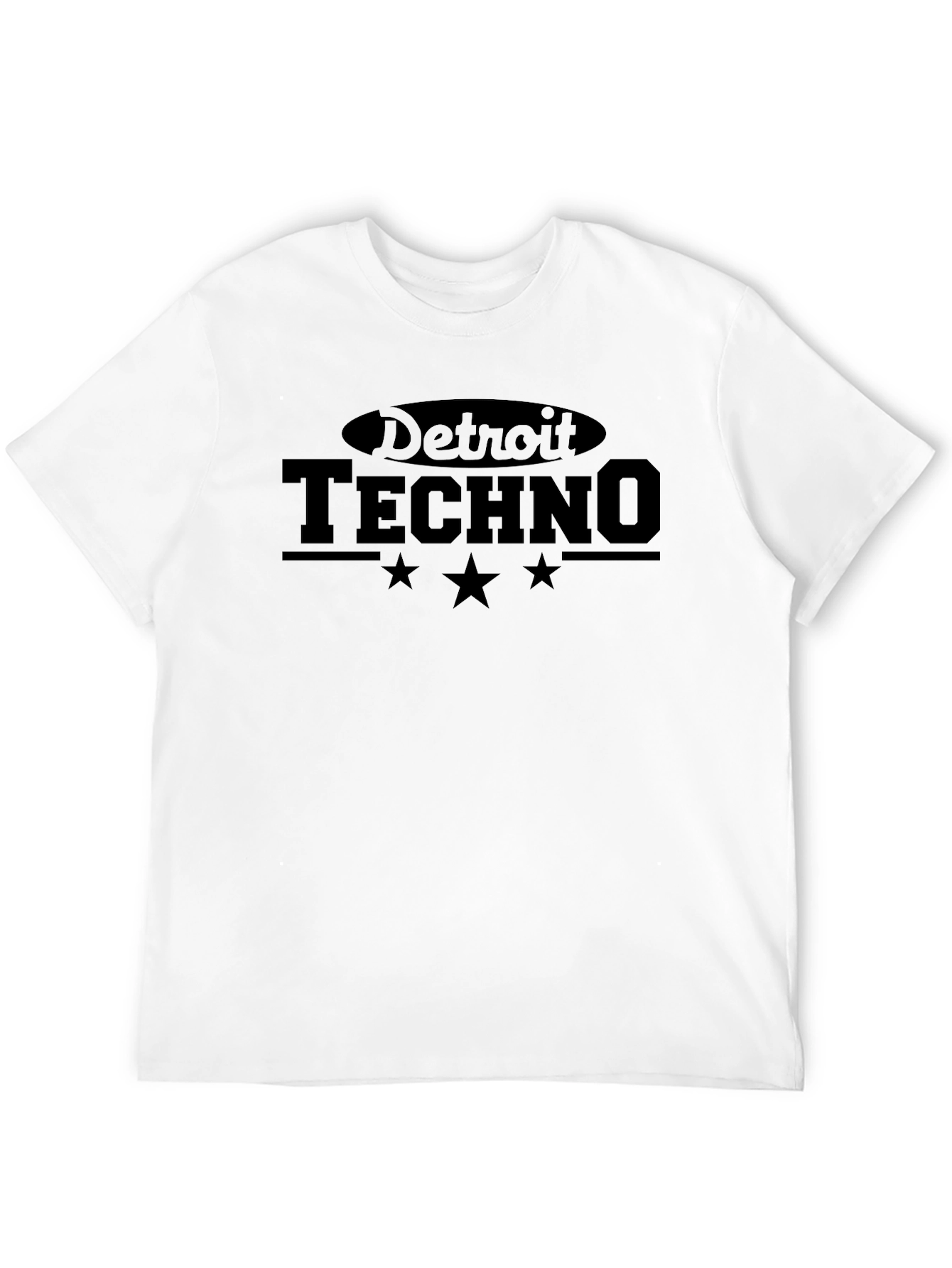 Detroit Techno Graphic Tee - Unisex Black T-Shirt